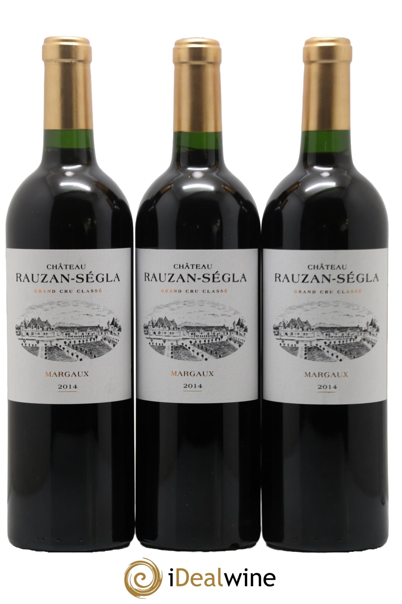 Château Rauzan Ségla Grand Cru Classé 2014 - Lot de 3 bouteilles - 0