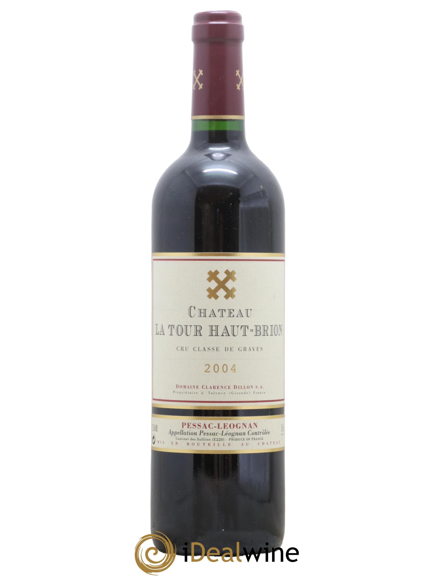Château la Tour Haut-Brion Cru Classé de Graves 2004 - Lot de 1 bouteille - 0