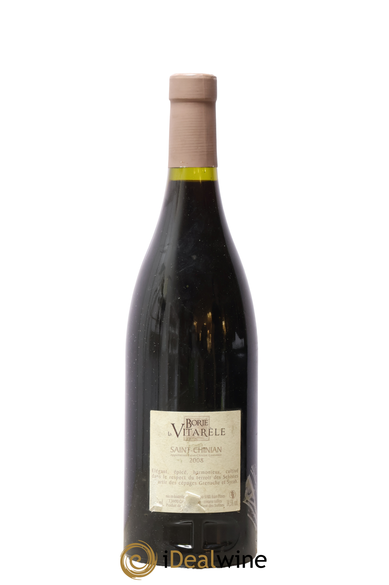 Saint-Chinian Les Schistes Domaine Borie La Vitarèle 2008 - Lot de 1 bouteille - 1