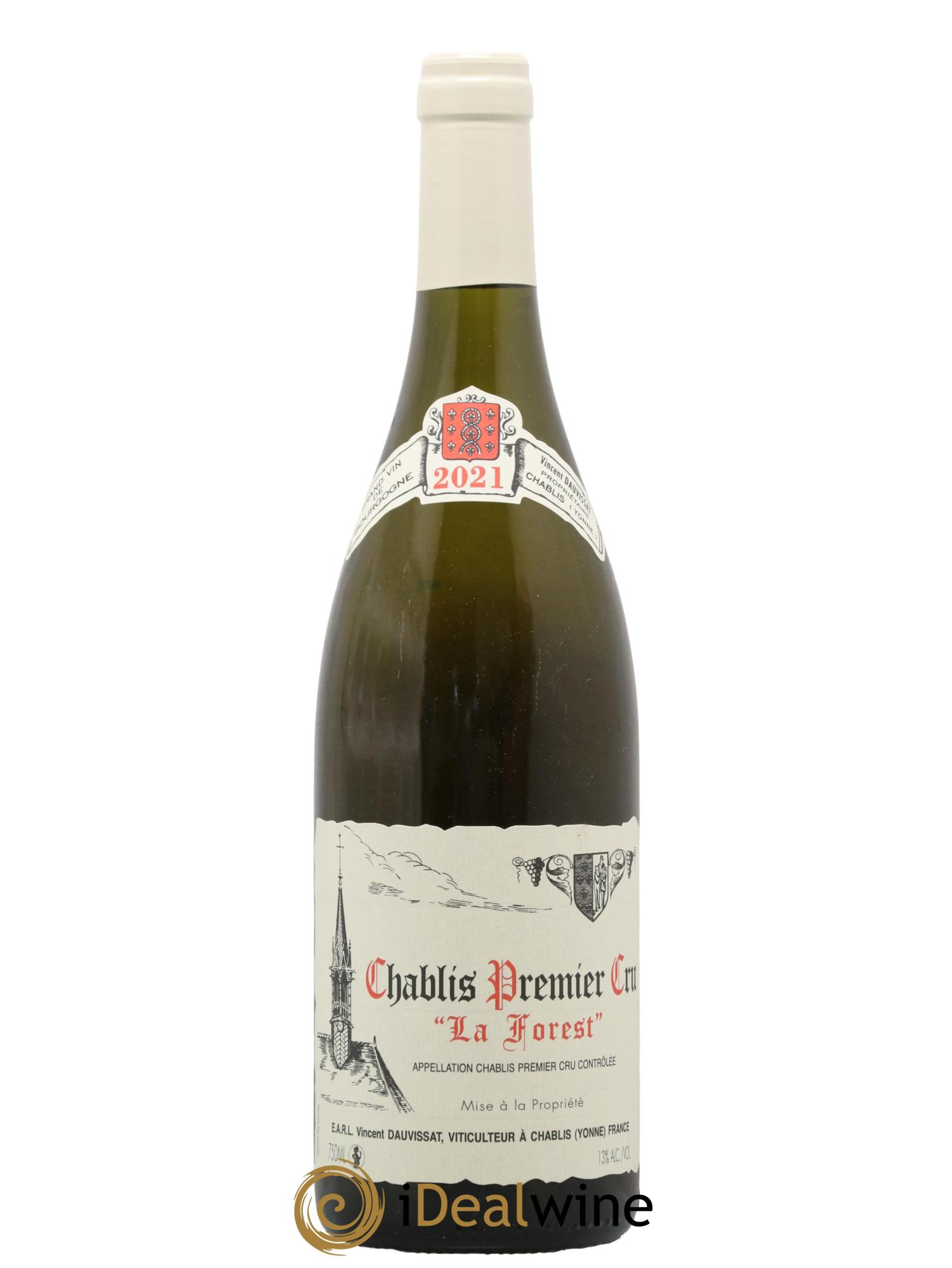Chablis 1er Cru La Forest Vincent Dauvissat (Domaine) 2021 - Lot de 1 bouteille - 0
