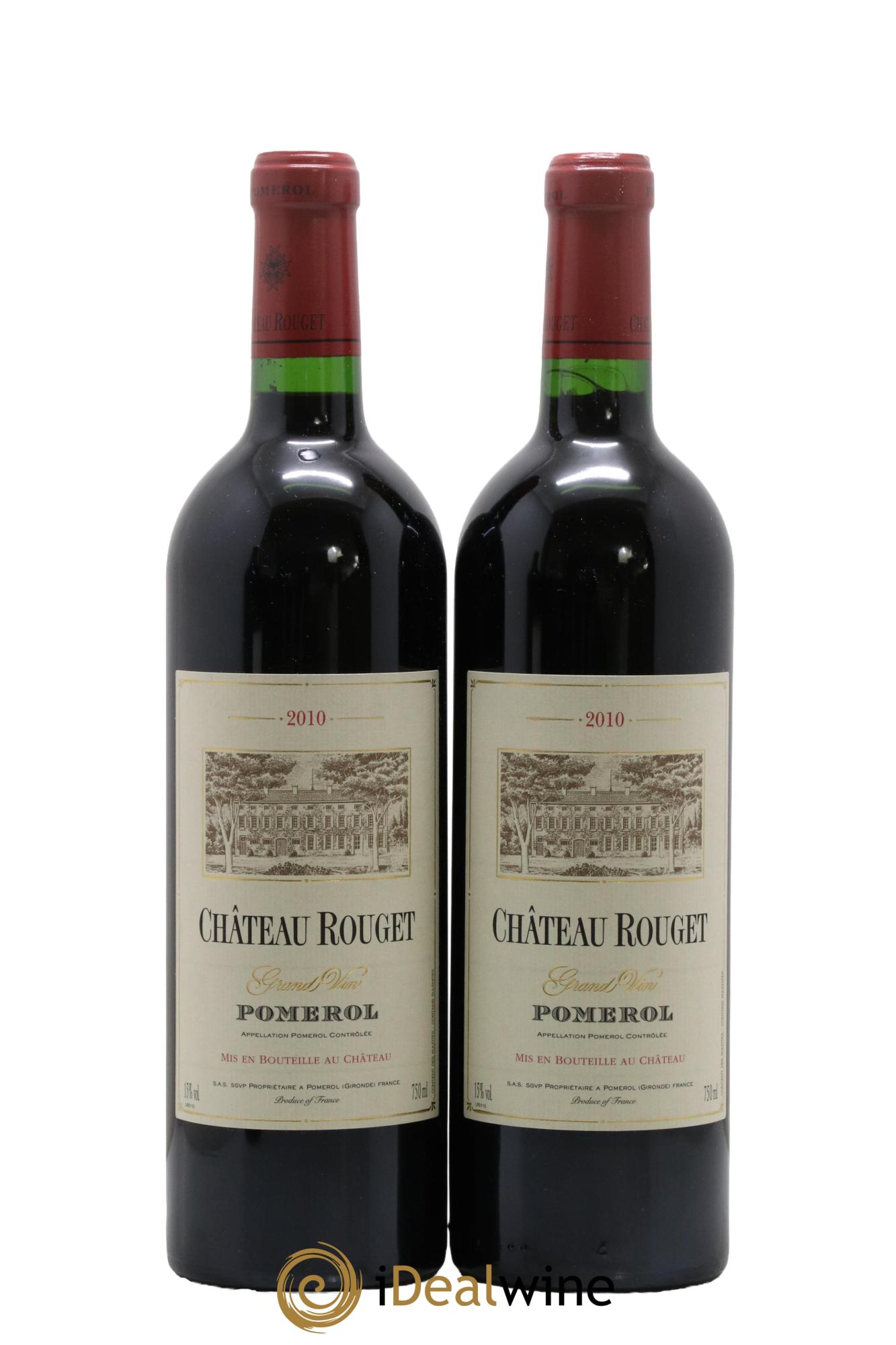 Château Rouget 2010 - Lotto di 2 bottiglie - 0