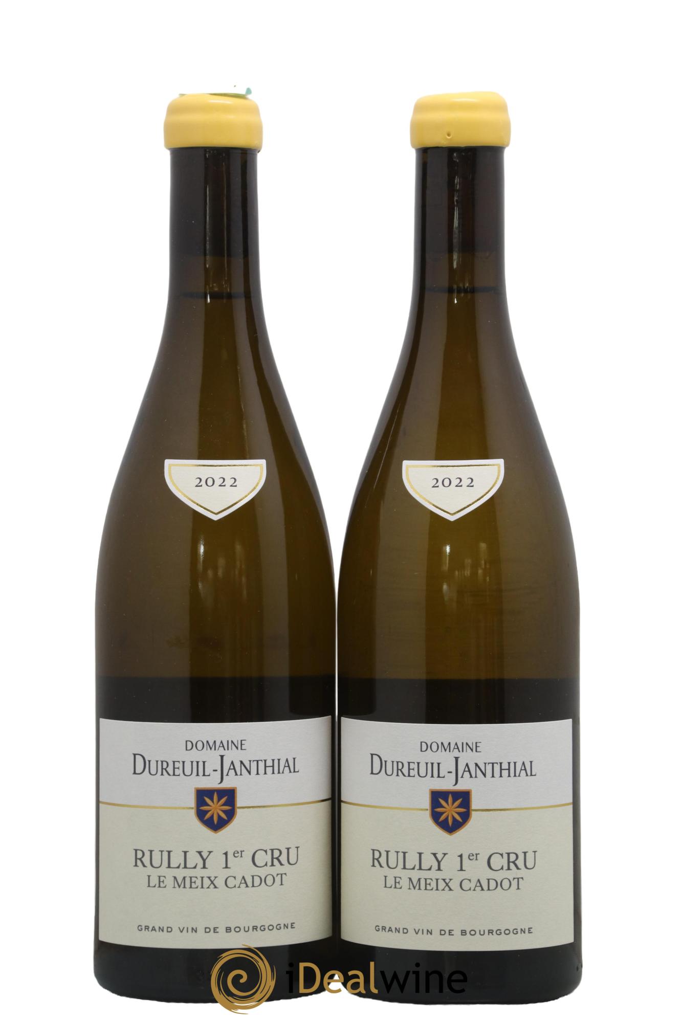 Rully 1er Cru Le Meix Cadot Vincent Dureuil-Janthial 2022 - Lot de 2 bouteilles - 0