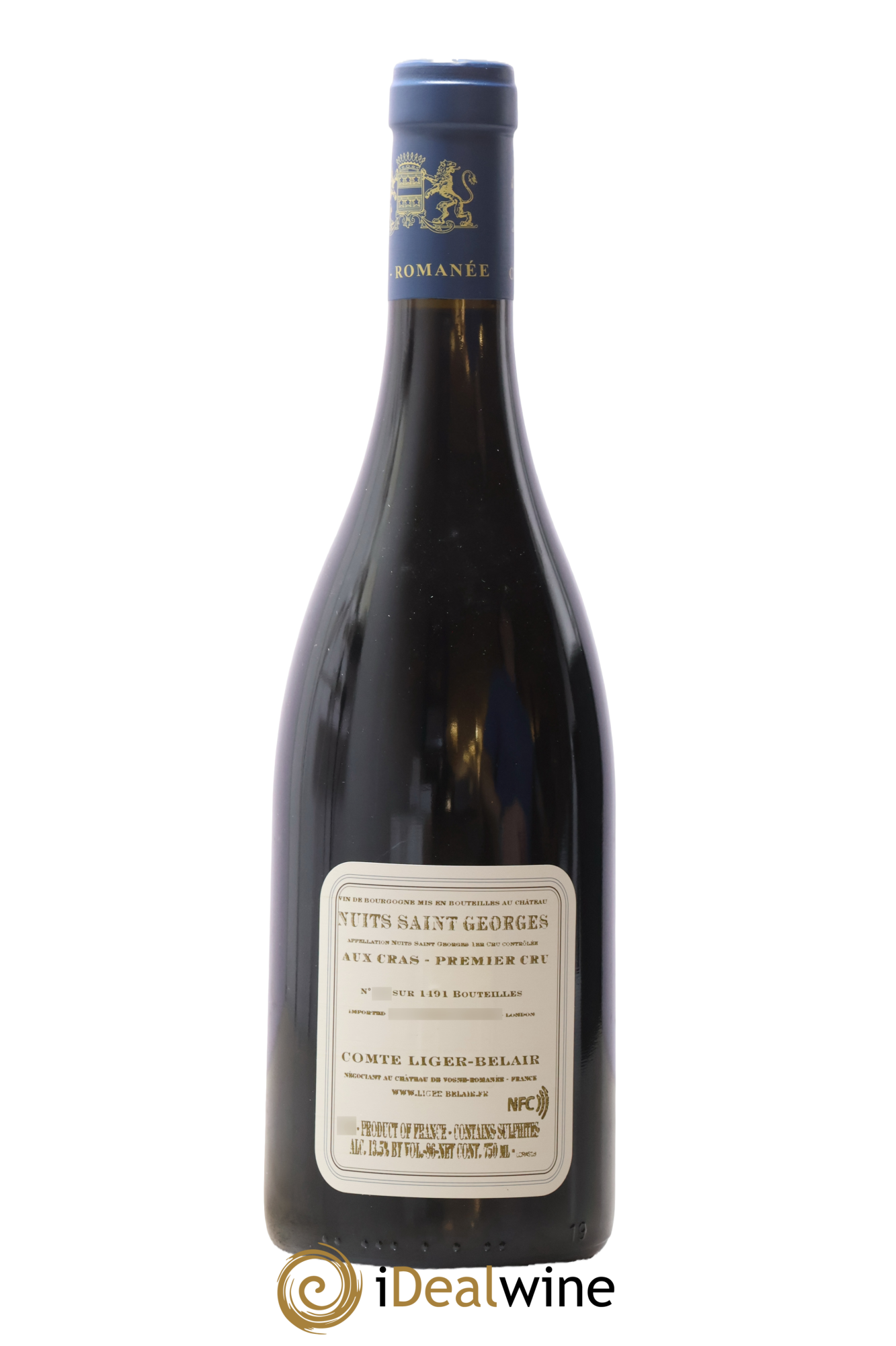 Nuits-Saint-Georges 1er Cru Aux Cras Comte Liger-Belair (Domaine du) 2018 - Lotto di 1 bottiglia - 1