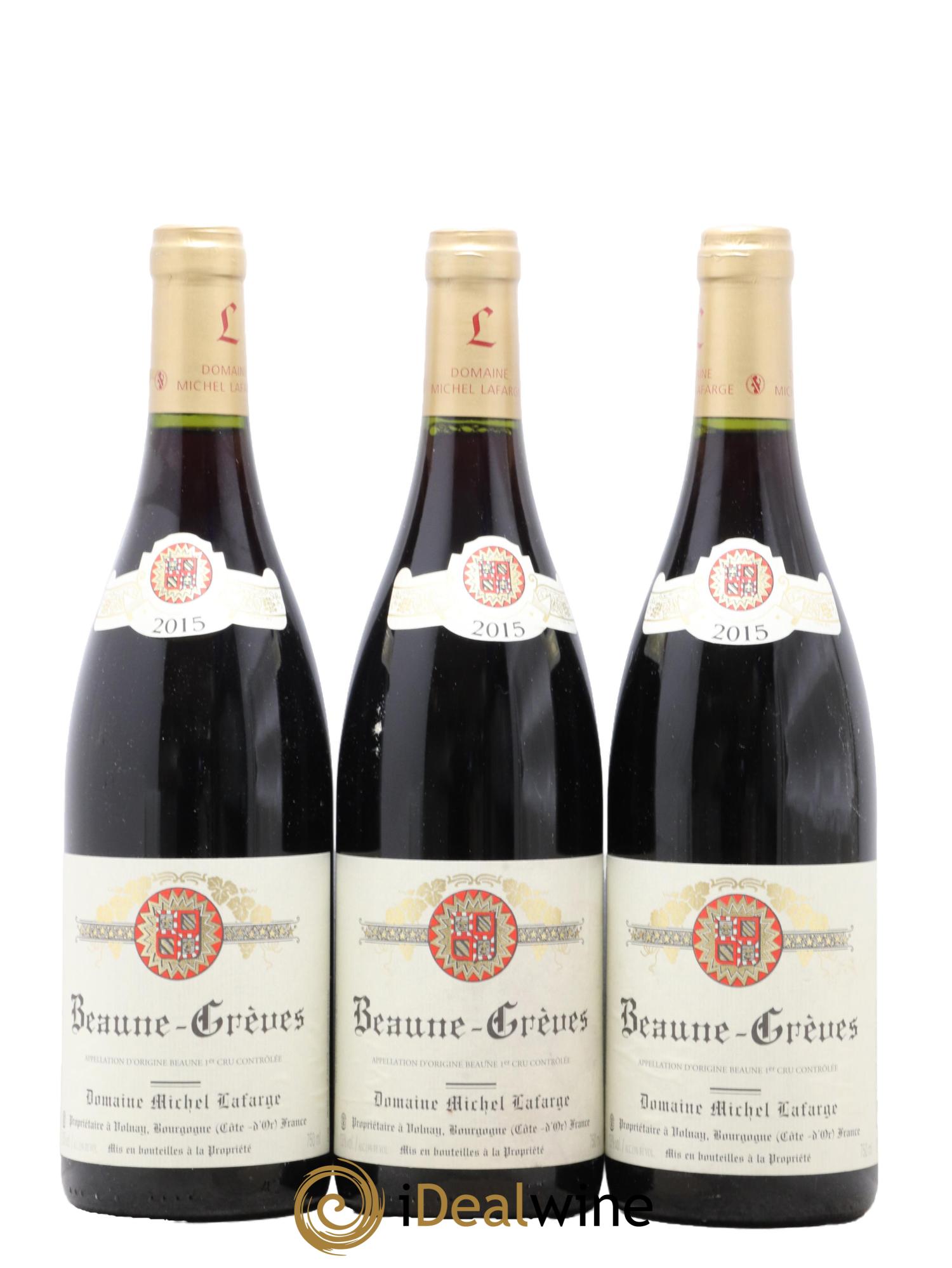 Beaune 1er Cru Grèves Lafarge (Domaine) 2015 - Lot de 3 bouteilles - 0