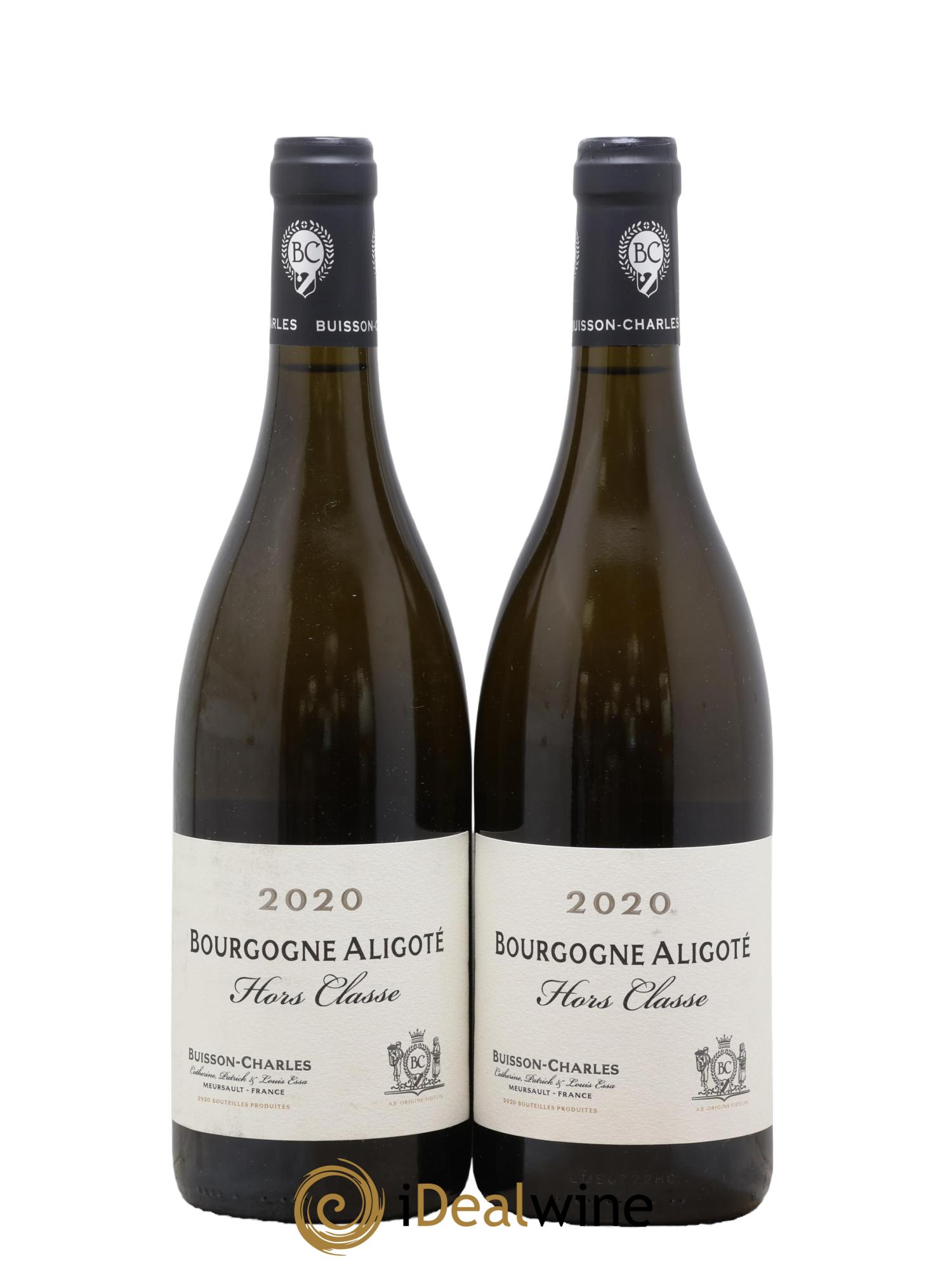 Bourgogne Aligoté Hors Classe Buisson-Charles 2020 - Lot of 2 bottles - 0