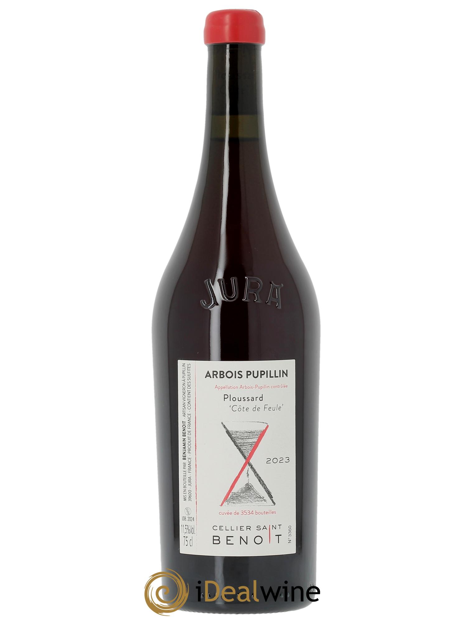 Arbois-Pupillin Ploussard Côte de Feule Cellier Saint Benoît 2023 - Posten von 1 Flasche - 0