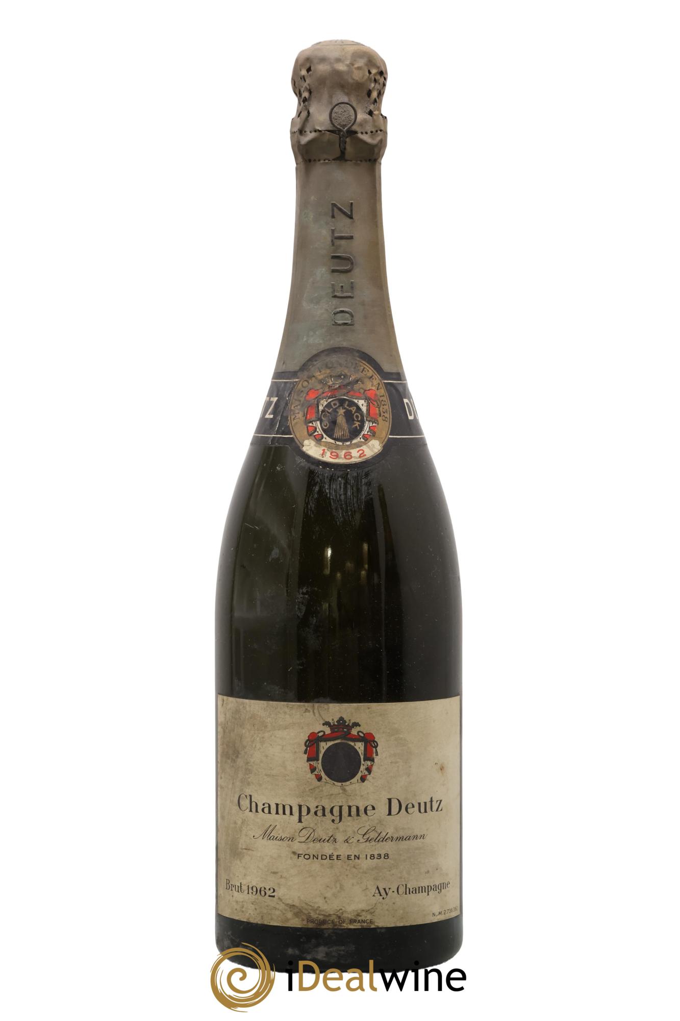 Brut Deutz 1962 - Posten von 1 Flasche - 0