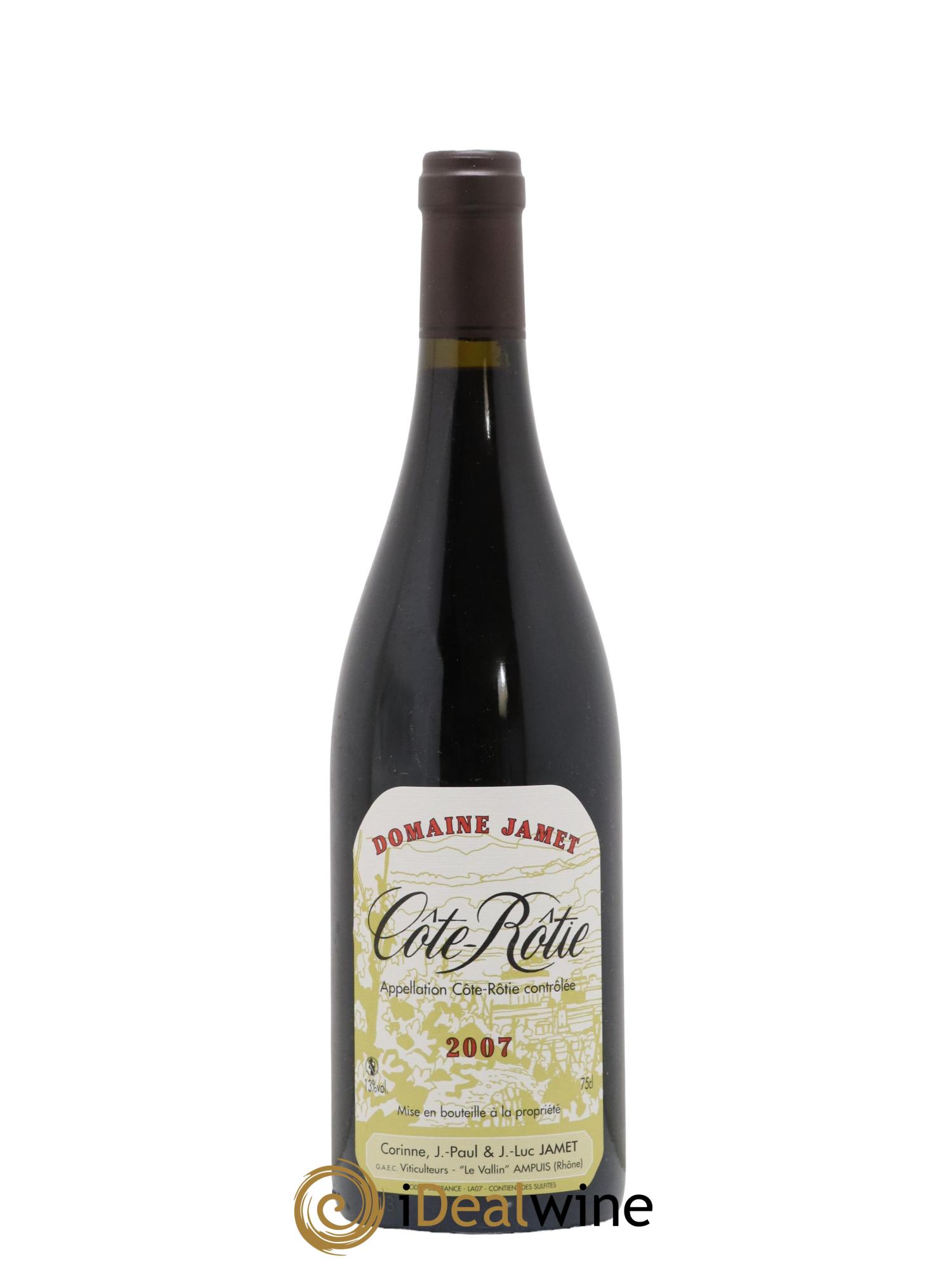 Côte-Rôtie Jamet (Domaine) 2007 - Lot de 1 bouteille - 0