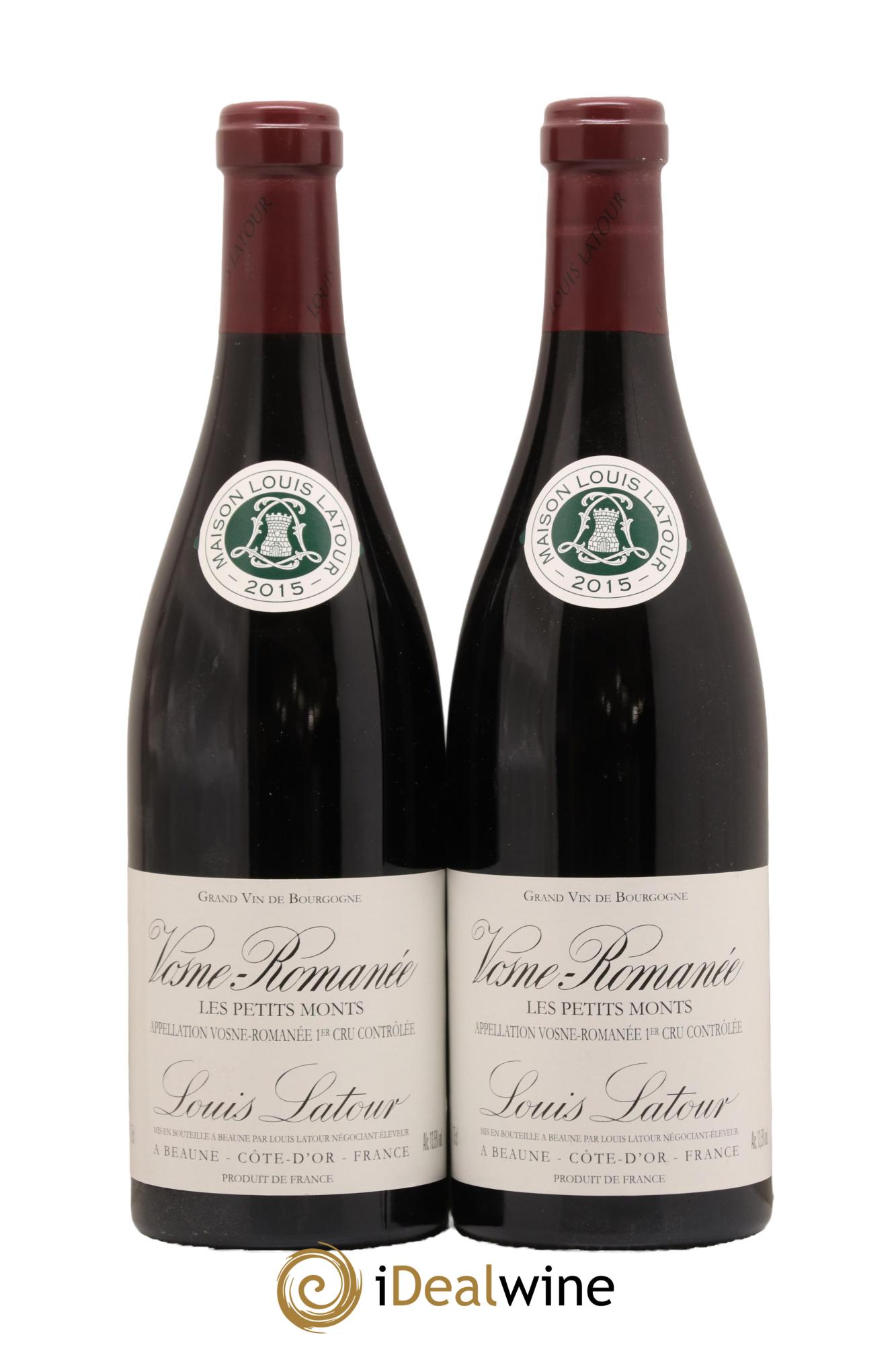 Vosne-Romanée 1er Cru Les Petits Monts Domaine Louis Latour 2015 - Lot de 2 bouteilles - 0