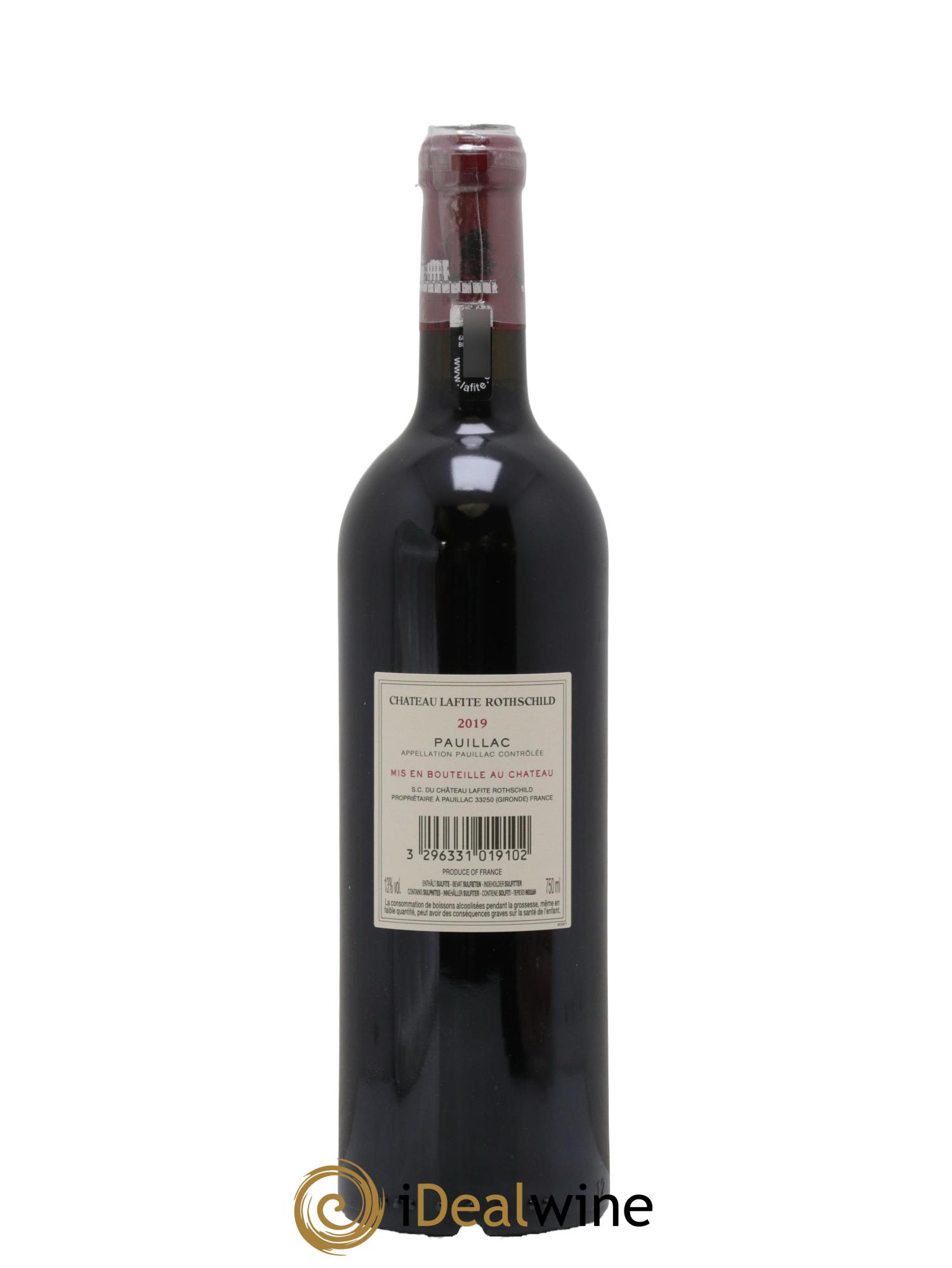 Château Lafite Rothschild 1er Grand Cru Classé 2019 - Posten von 1 Flasche - 2