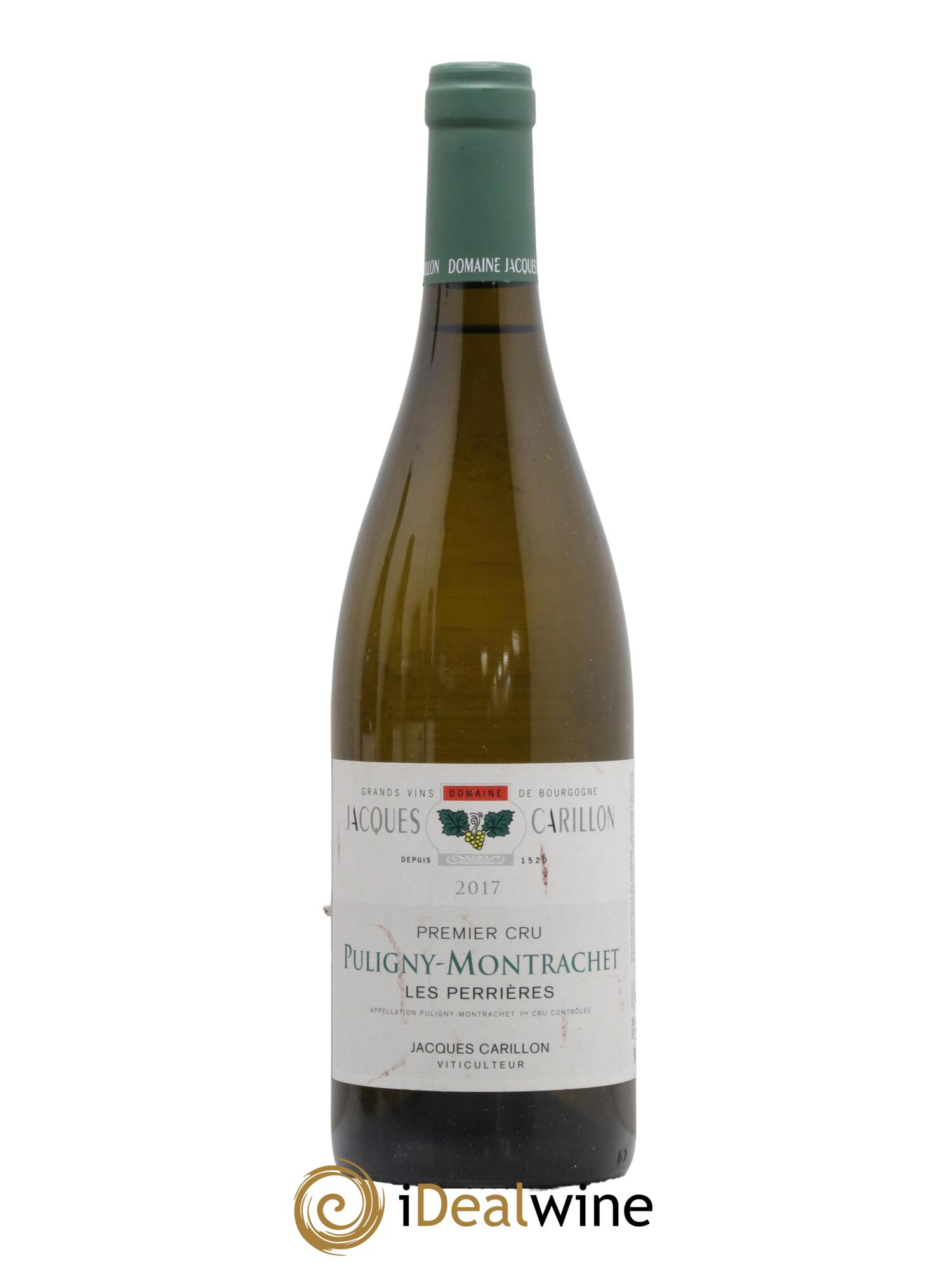 Puligny-Montrachet 1er Cru Les Perrières Jacques Carillon (Domaine) 2017 - Lot de 1 bouteille - 0