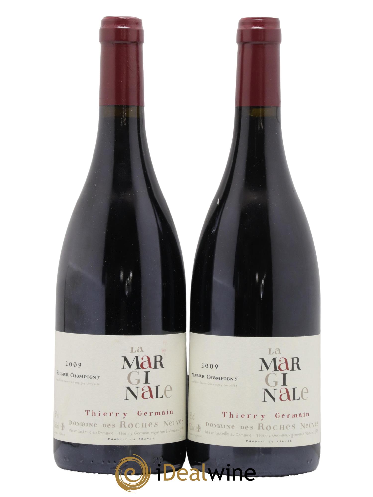 Saumur-Champigny La Marginale Domaine des Roches Neuves - Thierry Germain 2009 - Lot de 2 bouteilles - 0