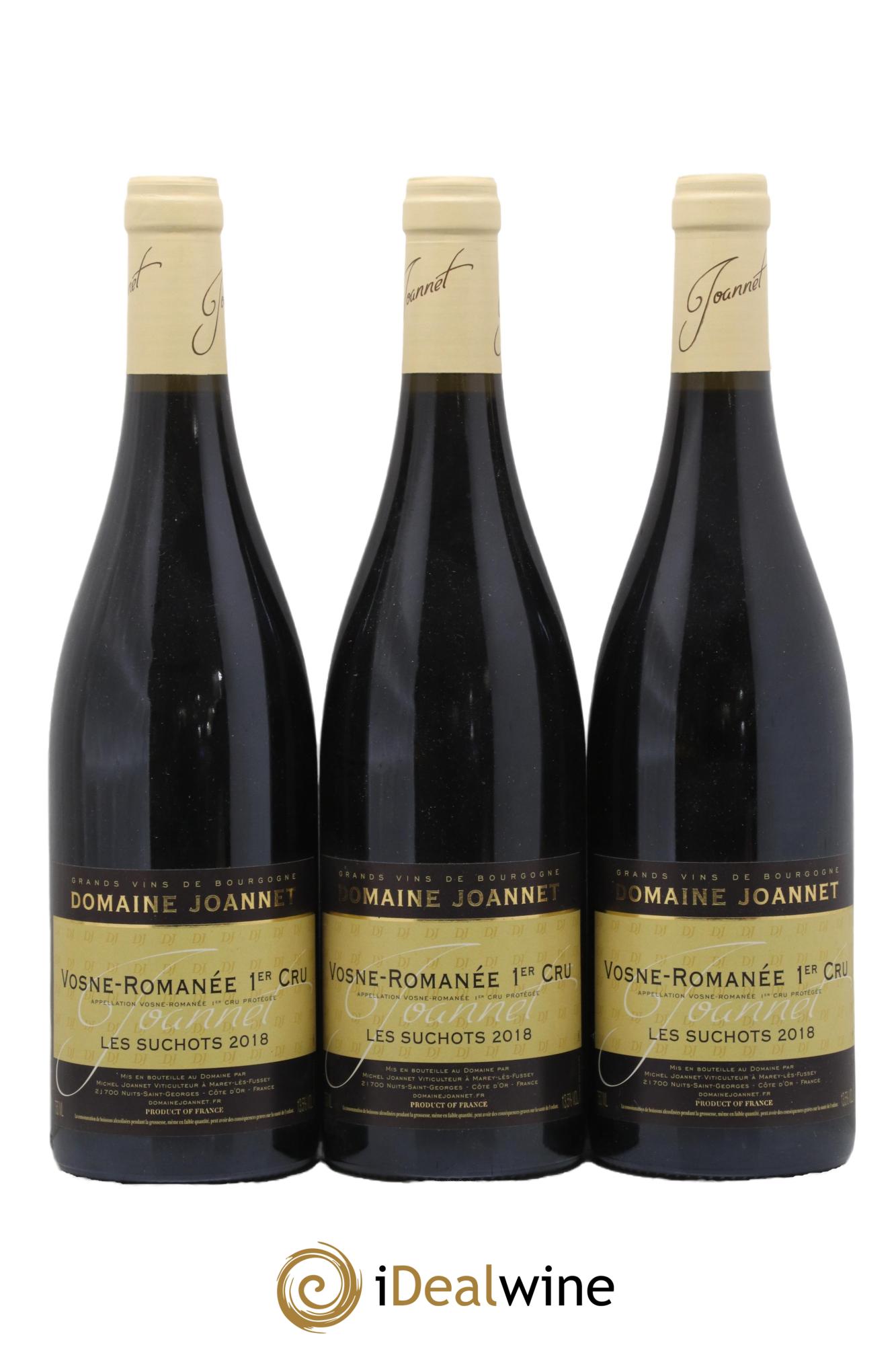 Vosne-Romanée 1er Cru Les Suchots Domaine Joannet 2018 - Lot de 3 bouteilles - 0