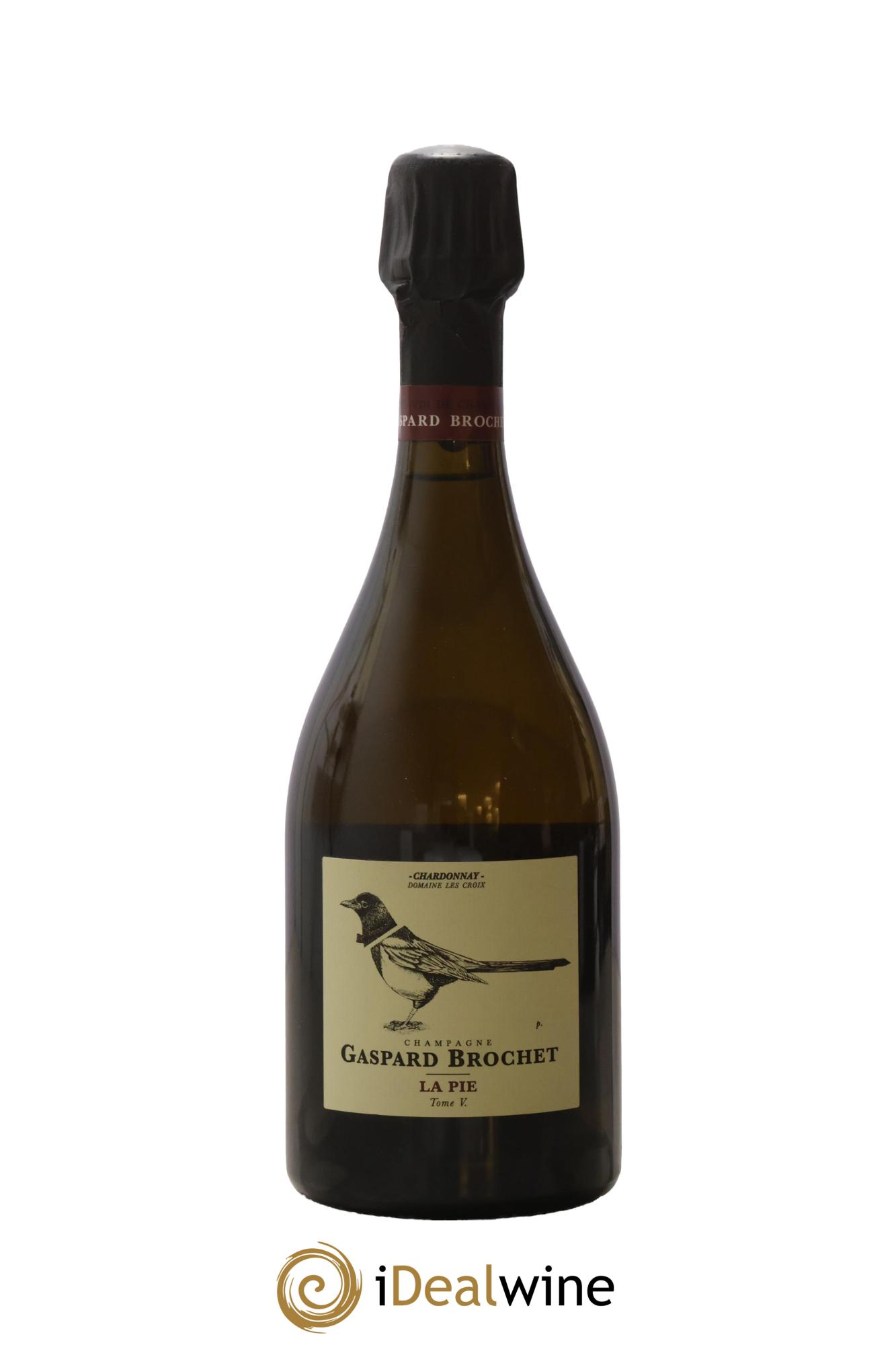 La Pie Chardonnay Tome V Gaspard Brochet Extra Brut Tome V La Pie Chardonnay Maison Gaspard Brochet - Lot de 1 bouteille - 0