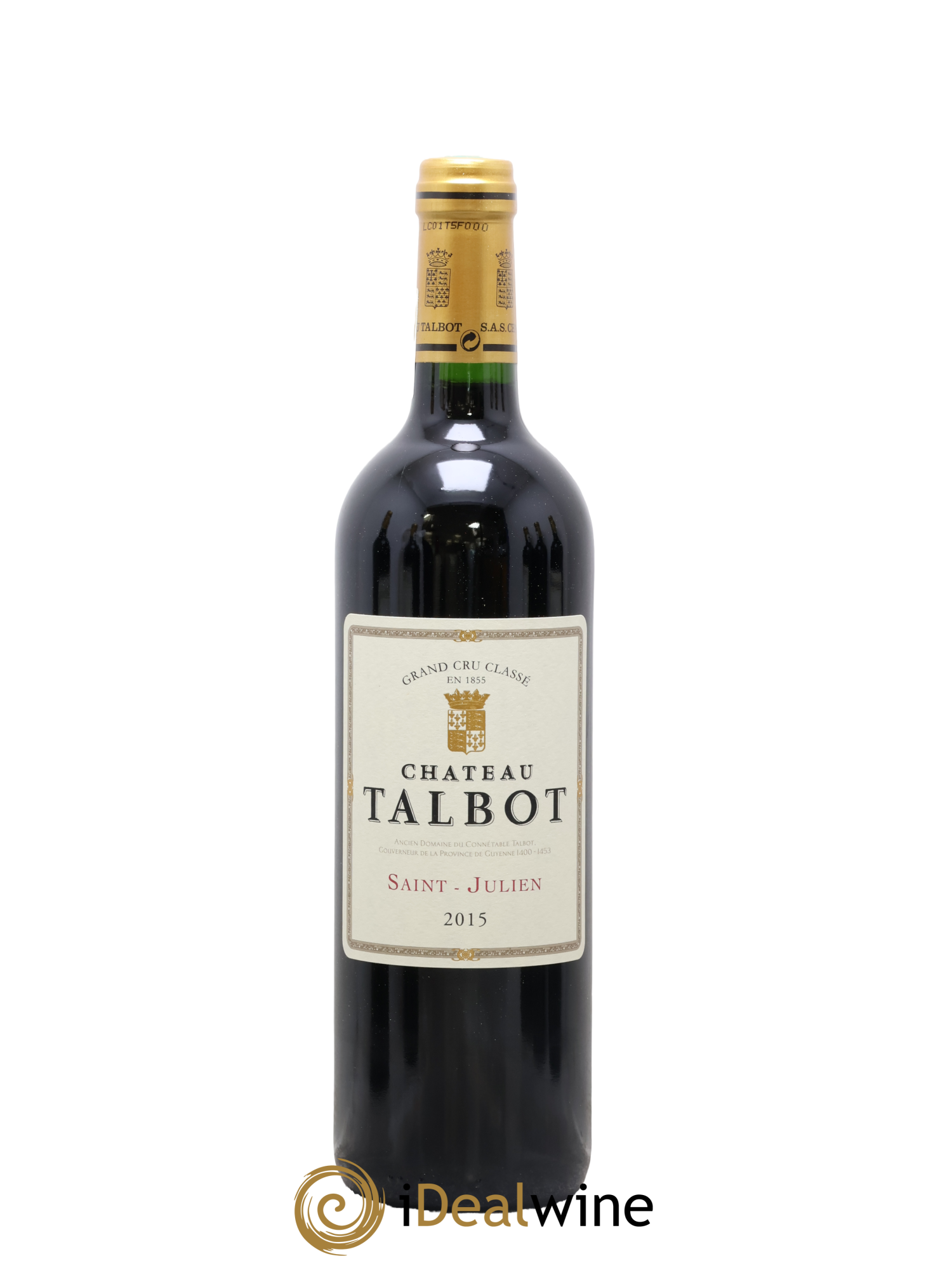 Château Talbot 4ème Grand Cru Classé 2015 - Lot de 1 bouteille - 0
