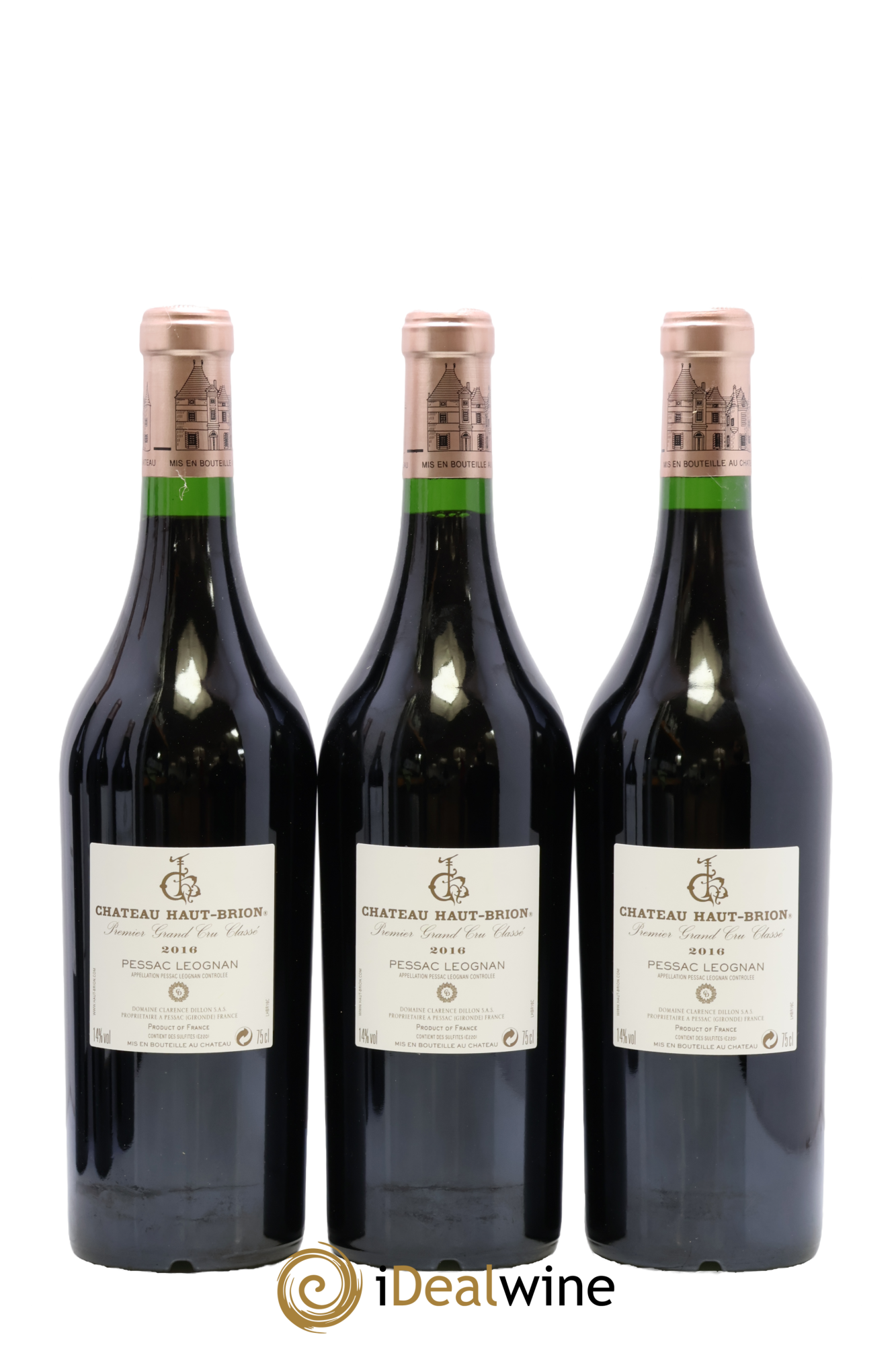 Château Haut Brion 1er Grand Cru Classé 2016 - Lot de 6 bouteilles - 2