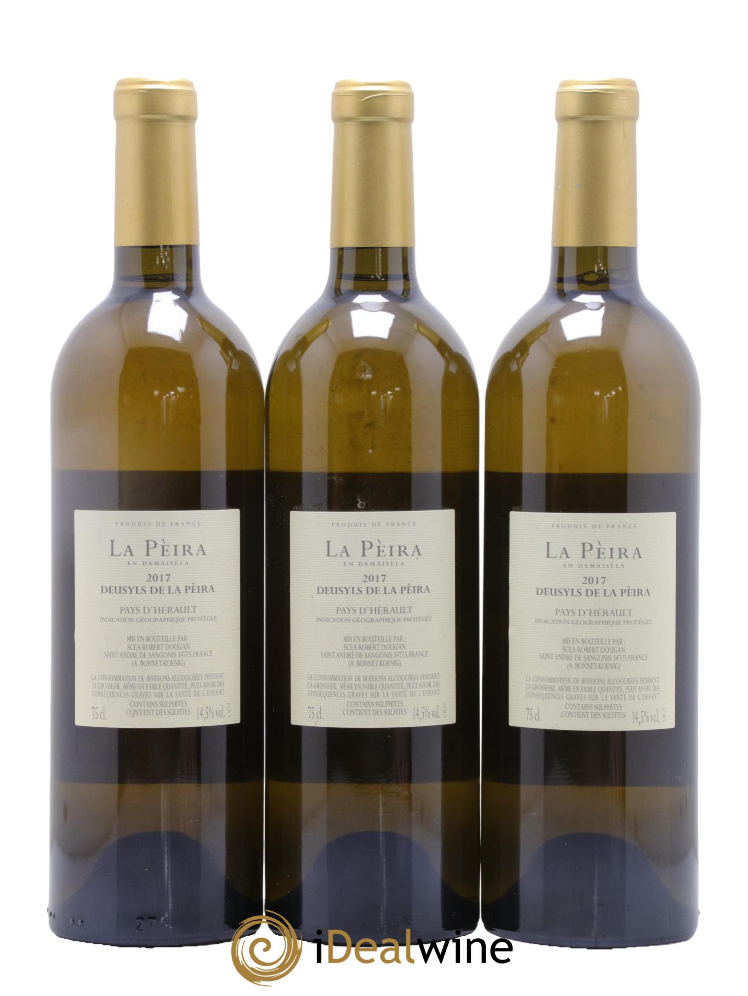 Coteaux du Languedoc Domaine de La Pèira en Damaisèla Deusyls de la Pèira Karine Ahton et Robert Dougan 2017 - Lot de 3 bouteilles - 1