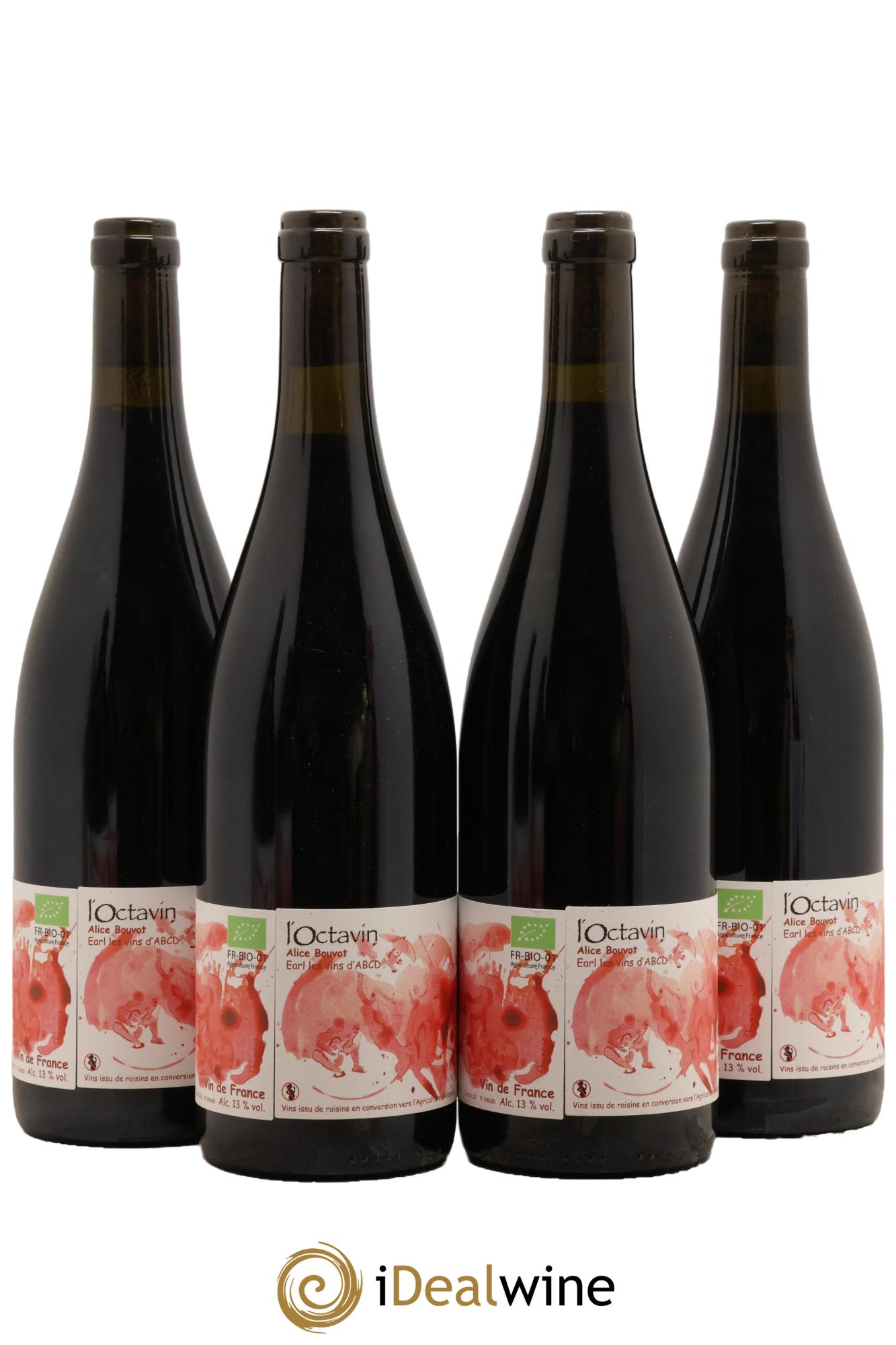 Vin de France Elle Aime Domaine de L'Octavin - Alice Bouvot 2022 - Lot of 4 bottles - 1