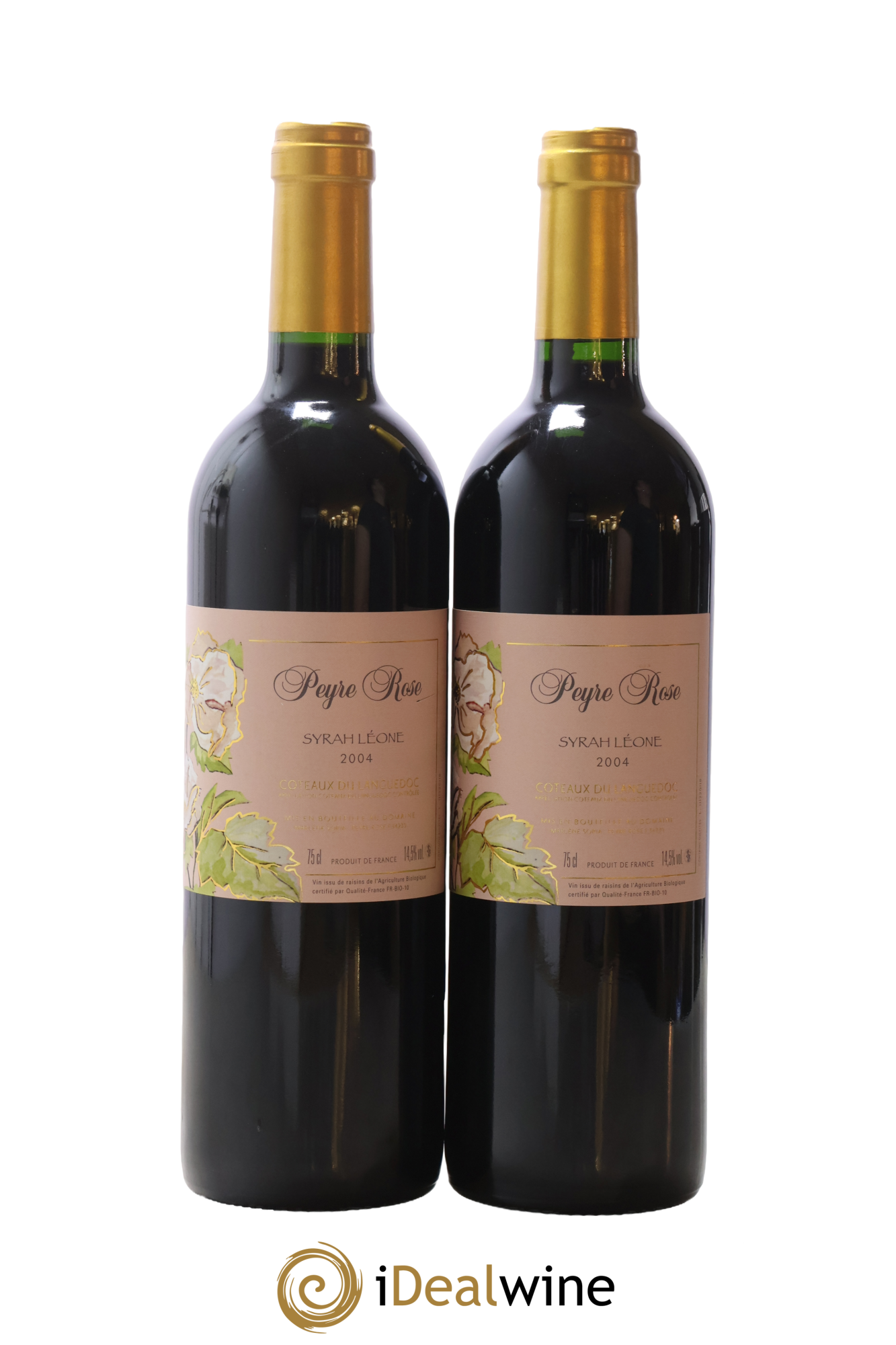 Coteaux du Languedoc Domaine Peyre Rose Belle Léone (anciennement Syrah Léone) Marlène Soria 2004 - Lote de 2 botellas - 0