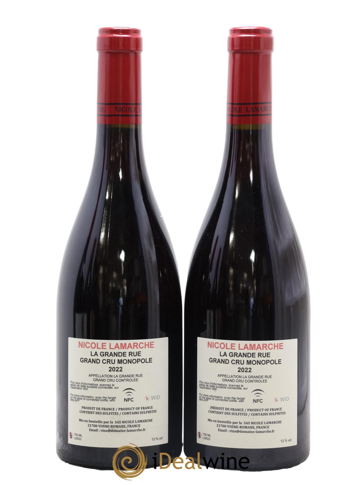 La Grande Rue Grand Cru Lamarche (Domaine) 2022 - Lot de 2 bouteilles - 1