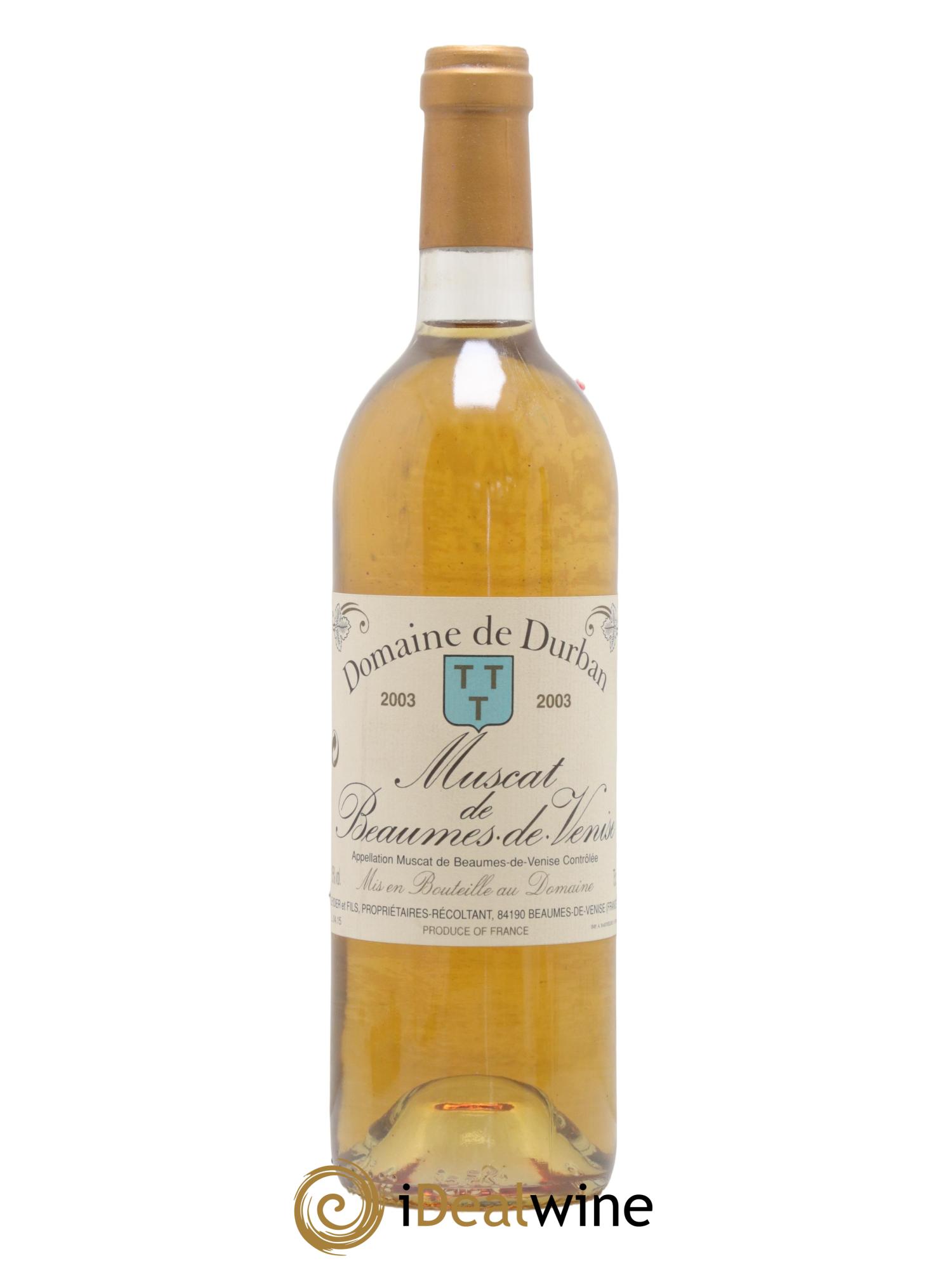 Muscat de Beaumes de Venise Domaine de Durban 2003 - Lotto di 1 bottiglia - 0