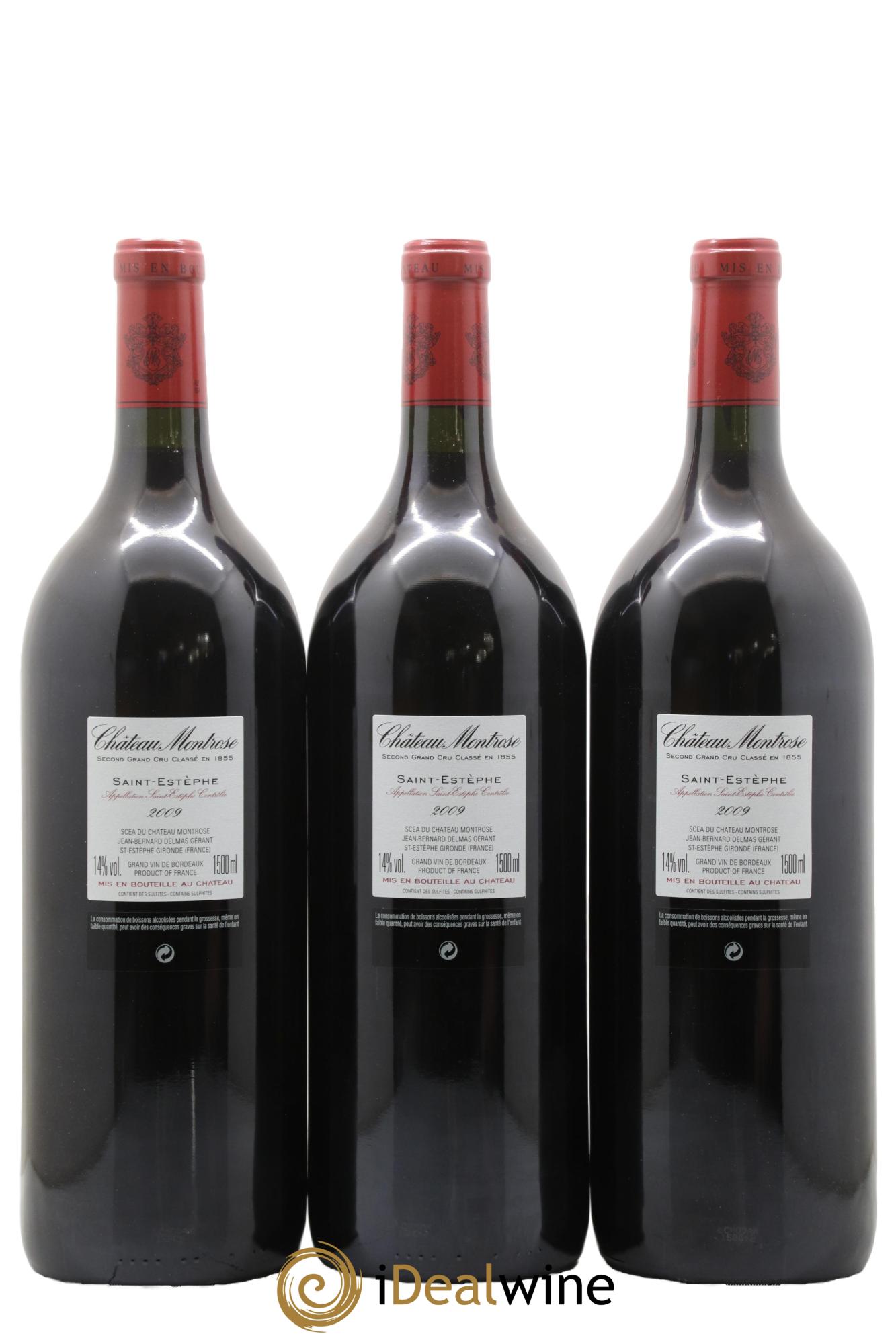 Château Montrose 2ème Grand Cru Classé 2009 - Lotto di 3 magnum - 1