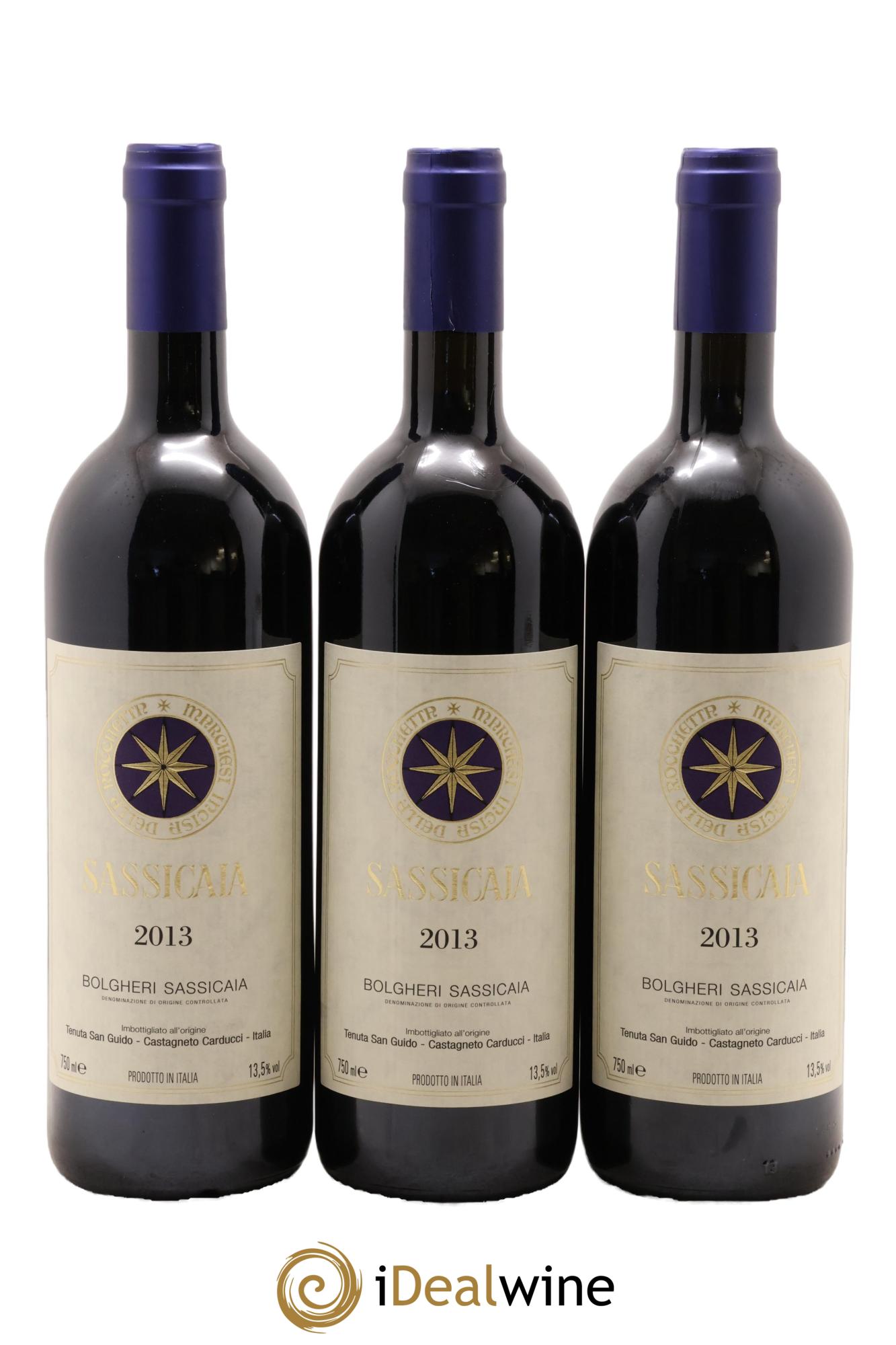 Bolgheri DOC Sassicaia Tenuta San Guido 2013 - Lot de 12 bouteilles - 3