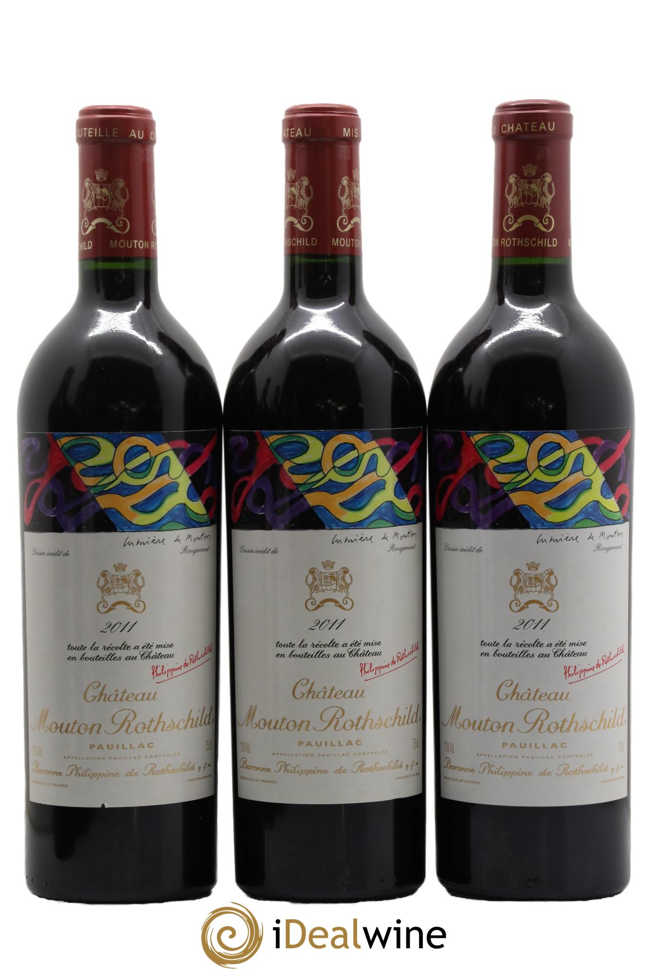 Château Mouton Rothschild 1er Grand Cru Classé 2011 - Lot de 6 bouteilles - 2