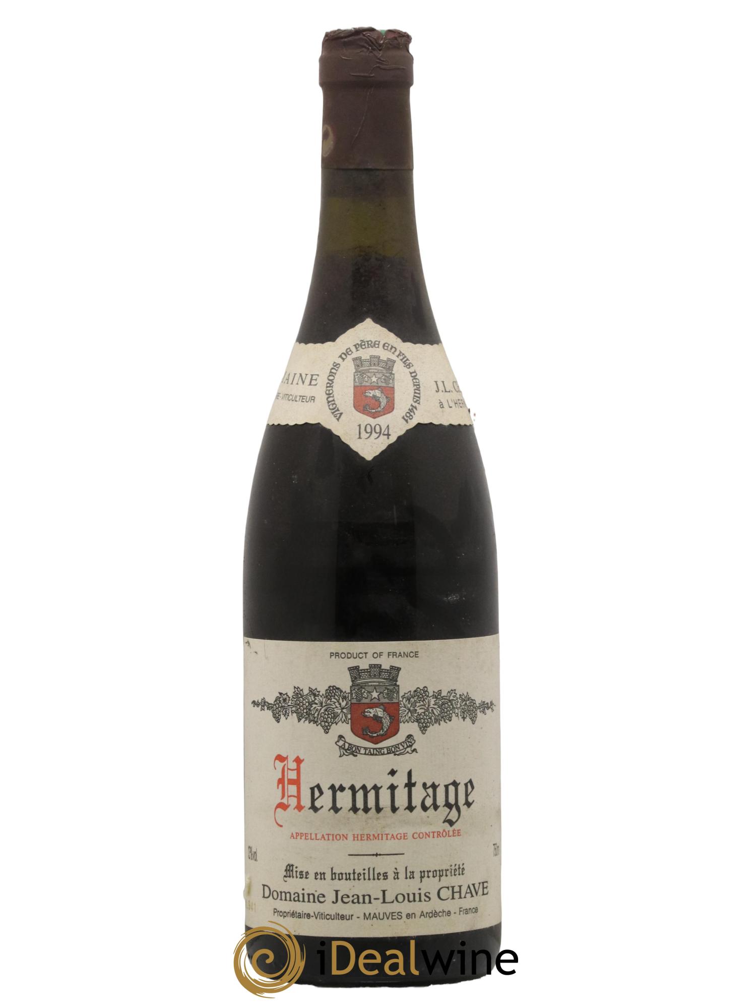 Hermitage Jean-Louis Chave 1994 - Posten von 1 Flasche - 0