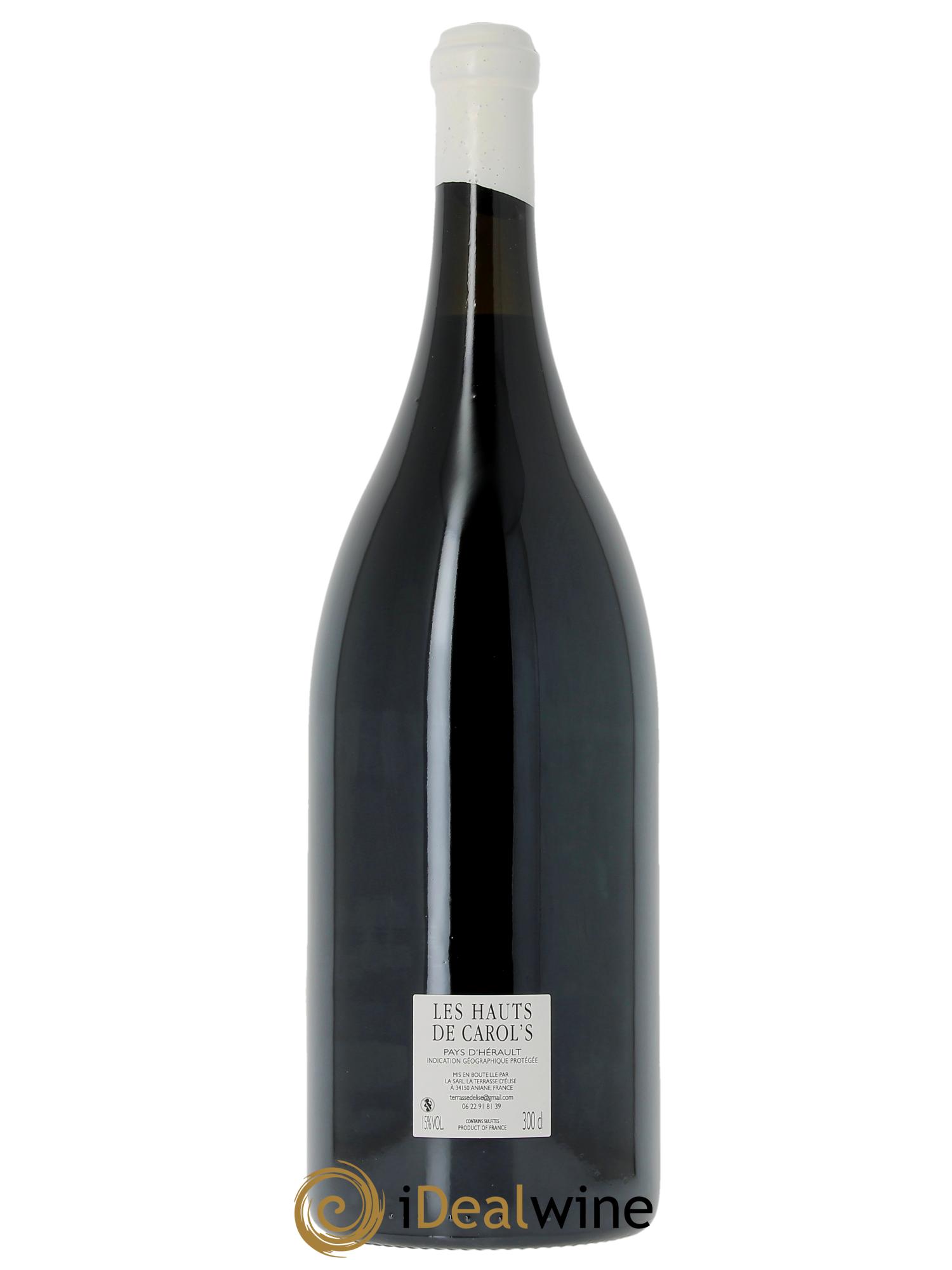 IGP Pays d'Hérault Les Hauts de Carol's Terrasse d'Elise (Domaine de la)  2022 - Lot de 1 double magnum - 2