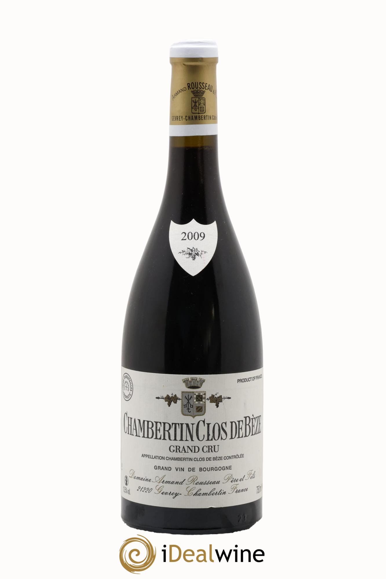 Chambertin Clos de Bèze Grand Cru Armand Rousseau (Domaine) 2009 - Lot de 1 bouteille - 0