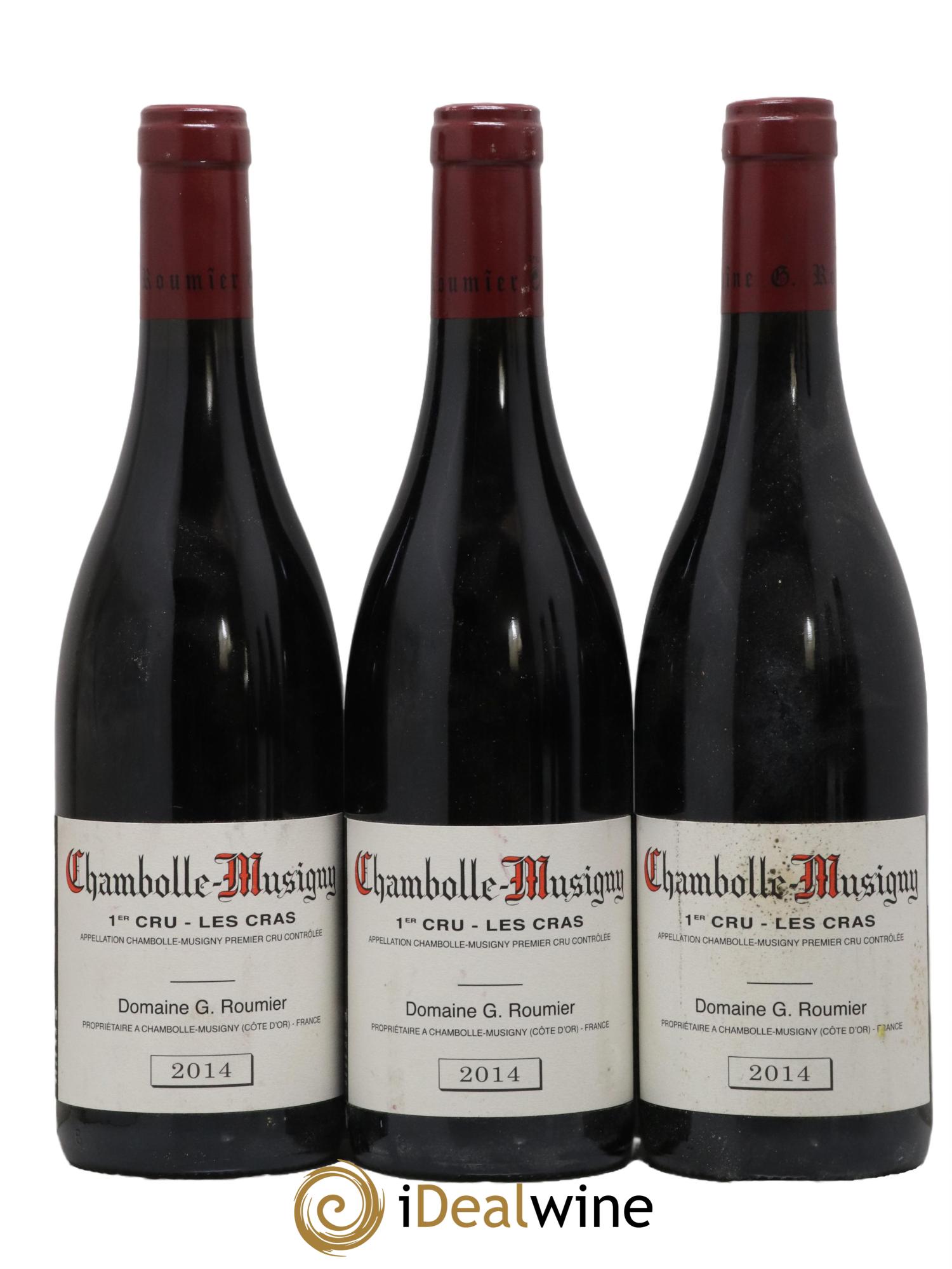 Chambolle-Musigny 1er Cru Les Cras Georges Roumier (Domaine) 2014 - Lot of 3 bottles - 0
