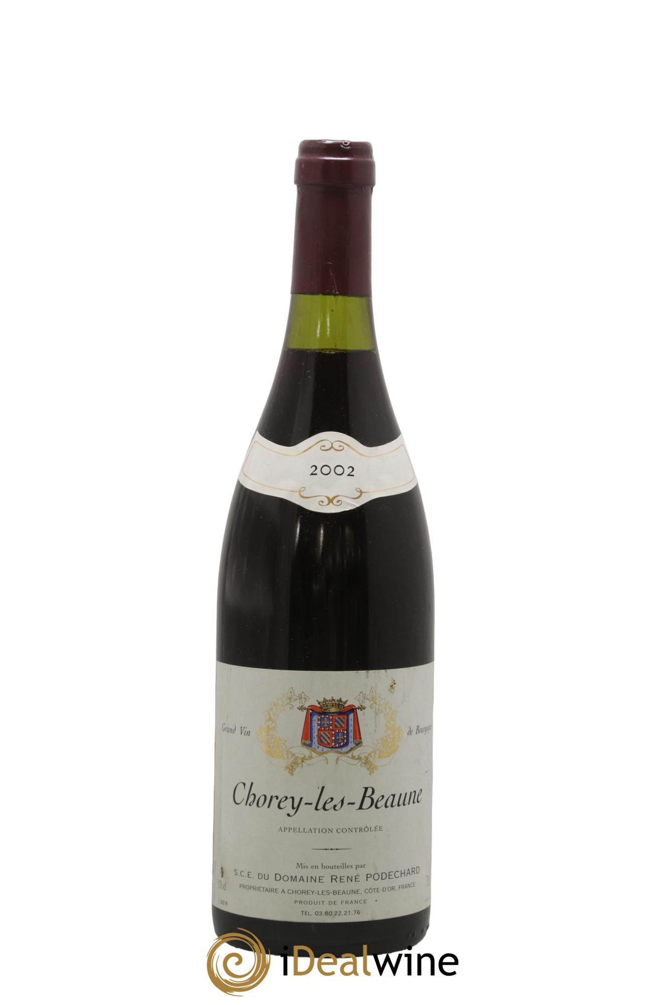 Chorey-lès-Beaune Domaine René Podechard 2002 - Posten von 1 Flasche - 0