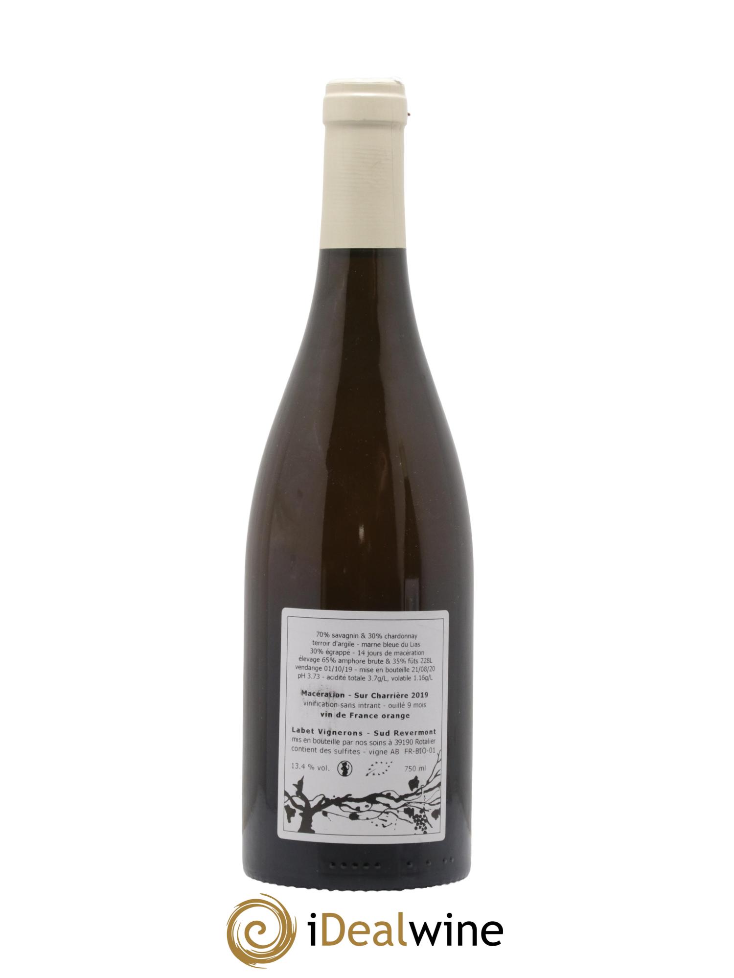 Vin de France Macération Sur Charrière Romain - Julien - Charline Labet 2019 - Lot de 1 bouteille - 1