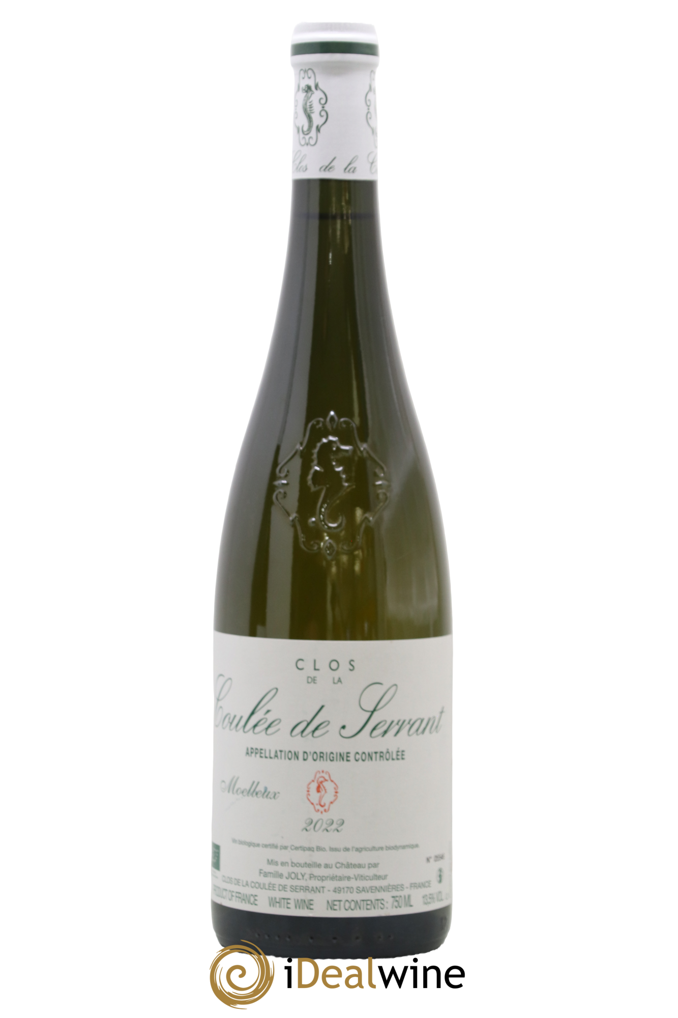 Savennières Clos de la Coulée de Serrant Moelleux Vignobles de la Coulée de Serrant - Nicolas Joly 2022 - Lot de 1 bouteille - 0
