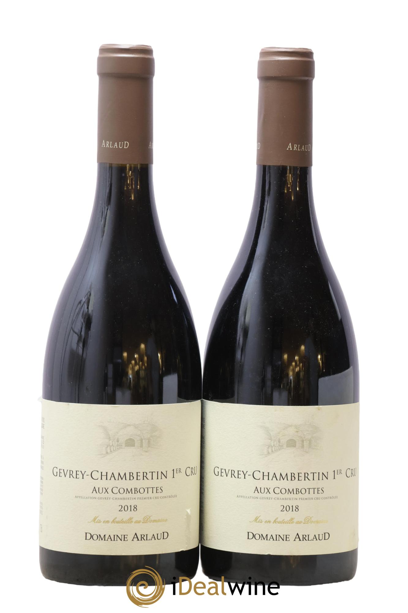 Gevrey-Chambertin 1er Cru Aux Combottes Arlaud 2018 - Lot of 2 bottles - 0