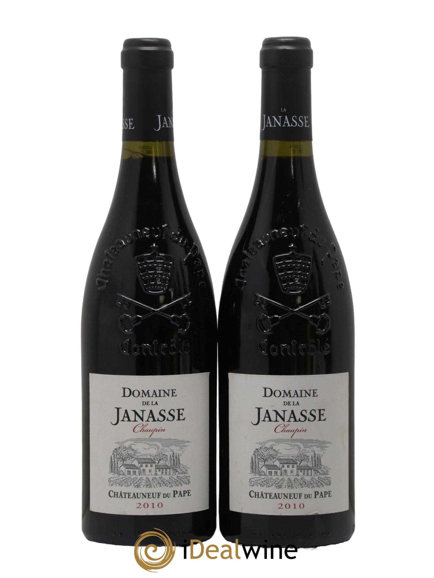 Châteauneuf-du-Pape Cuvée Chaupin La Janasse (Domaine de) 2010 - Lot de 2 bouteilles - 0