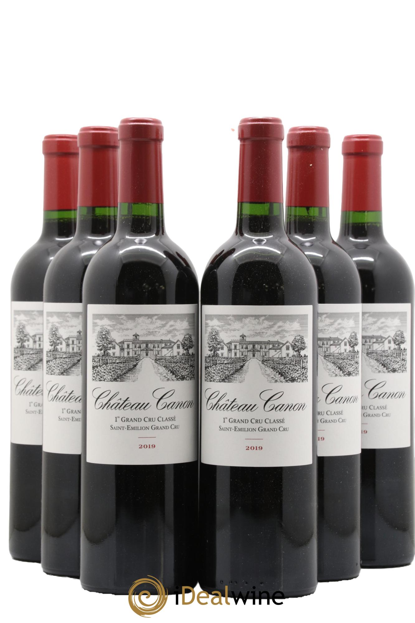Château Canon 1er Grand Cru Classé B 2019 - Lotto di 6 bottiglie - 0