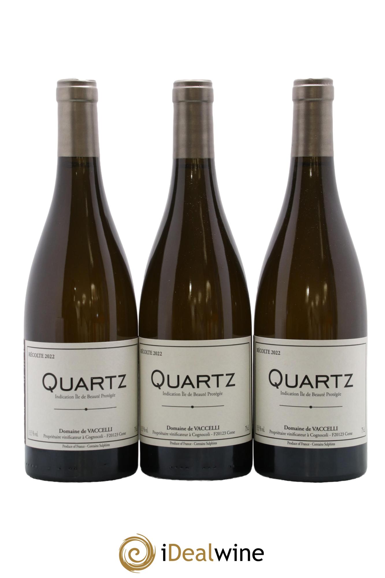 Ile de Beauté Quartz Vaccelli 2022 - Lot de 3 bouteilles - 0