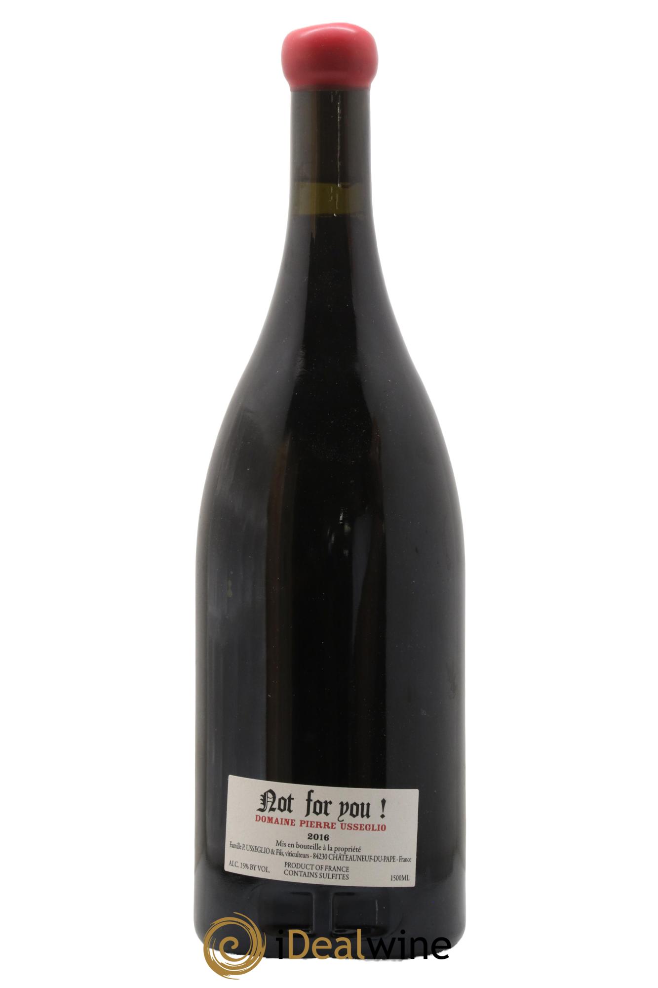 Châteauneuf-du-Pape Not For You Pierre Usseglio & Fils 2016 - Posten von 1 Magnum - 2