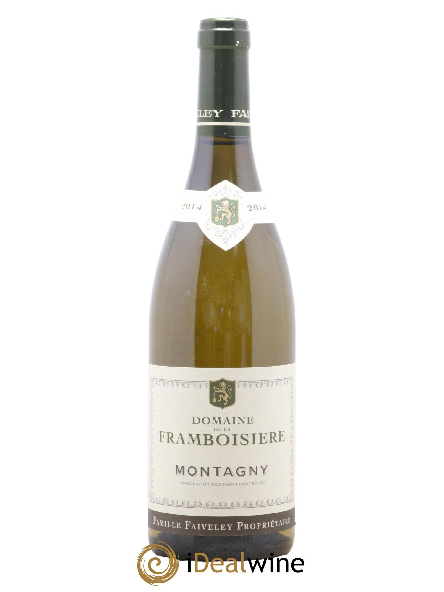 Montagny Domaine de la Framboisière 2014 - Lot de 1 bouteille - 0
