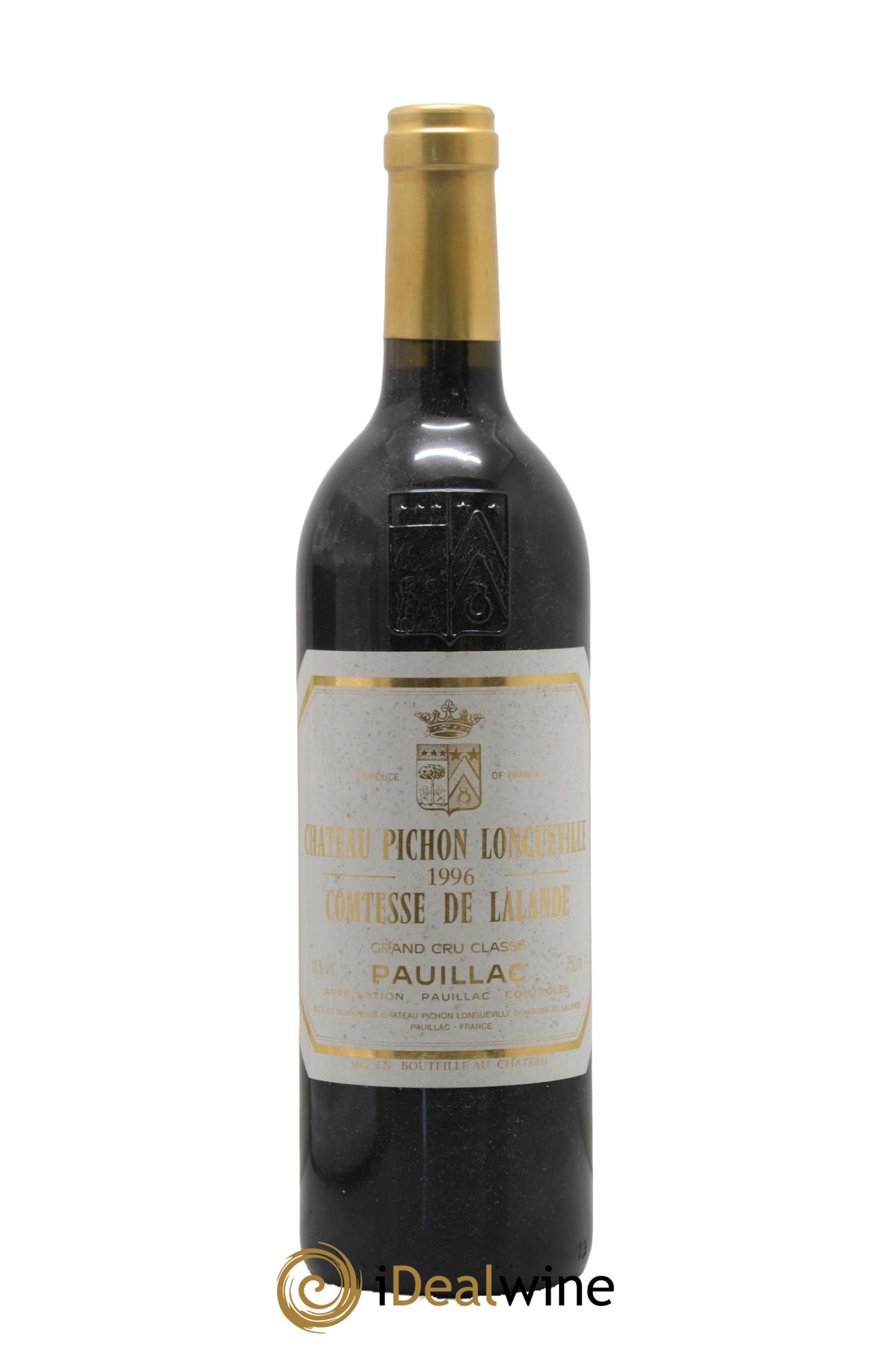 Château Pichon Longueville Comtesse de Lalande 2ème Grand Cru Classé 1996 - Lot de 1 bouteille - 0