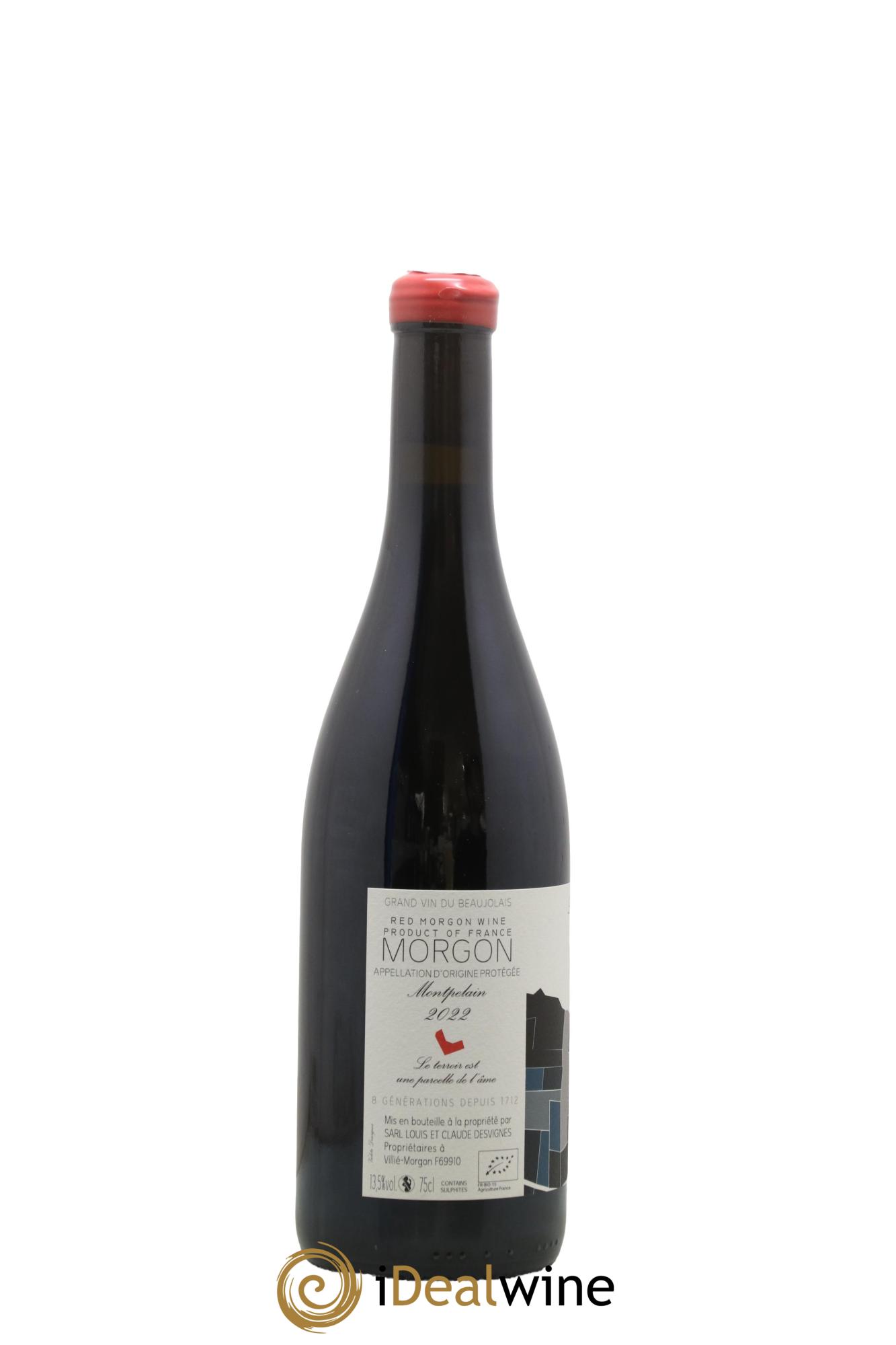 Morgon Montpelain Louis-Claude Desvignes 2022 - Lot of 1 bottle - 1