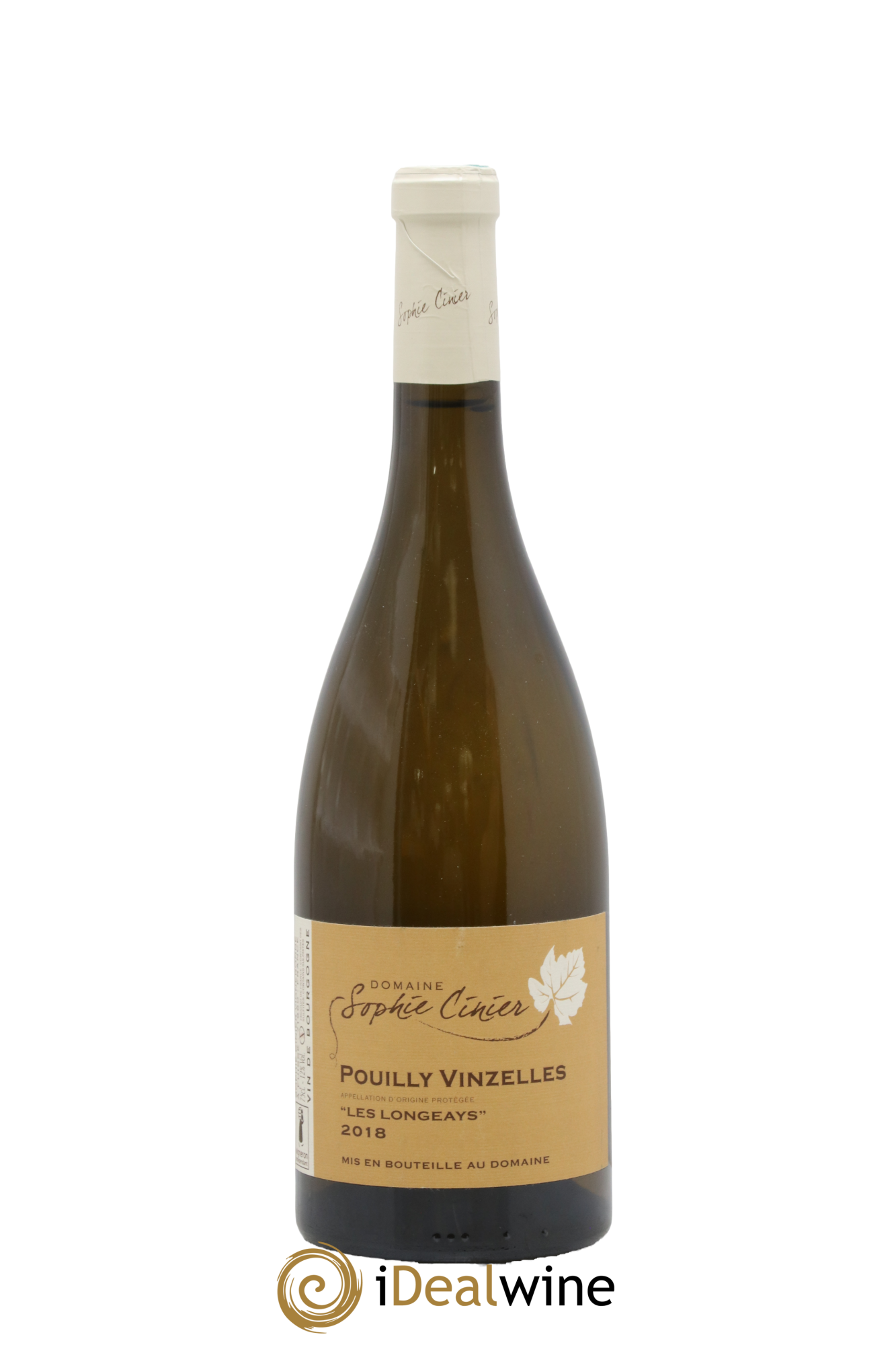 Pouilly-Vinzelles Les Longeays Domain Sophie Cinier 2018 - Lot de 1 bouteille - 0