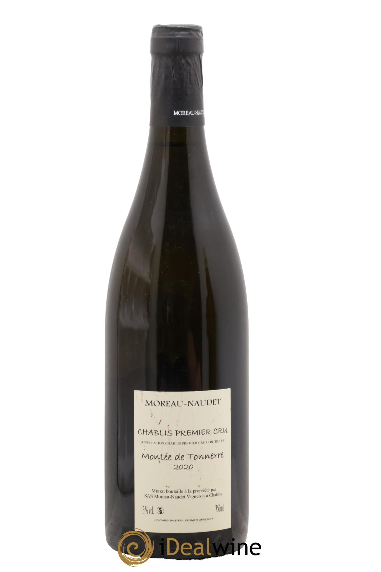 Chablis 1er Cru Montée de Tonnerre Moreau-Naudet 2020 - Lot de 1 bouteille - 1