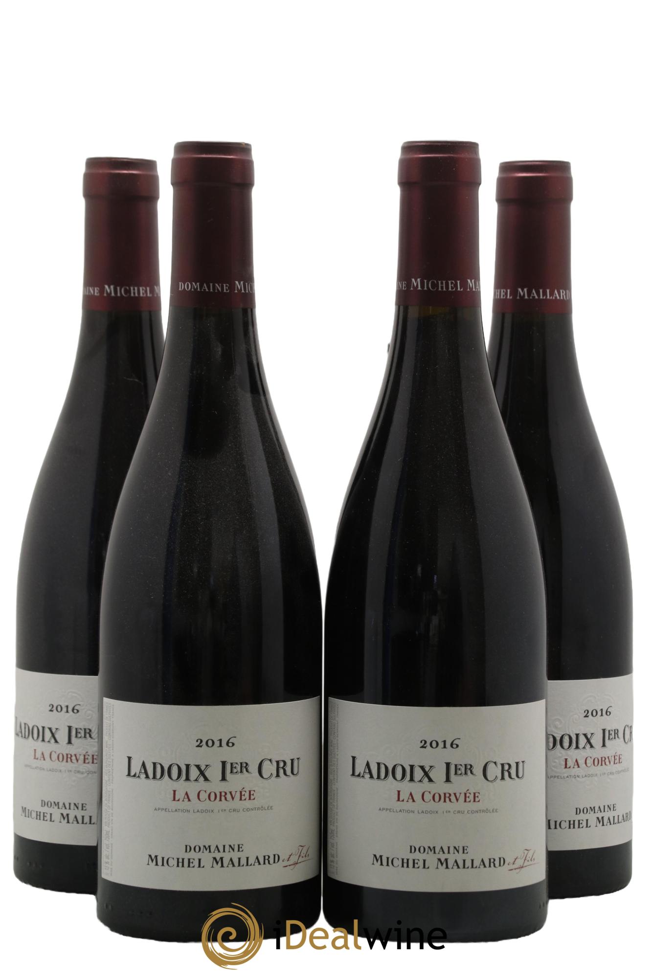 Ladoix 1er Cru La Corvee Domaine Michel Mallard Fils 2016 - Lot de 4 bouteilles - 0