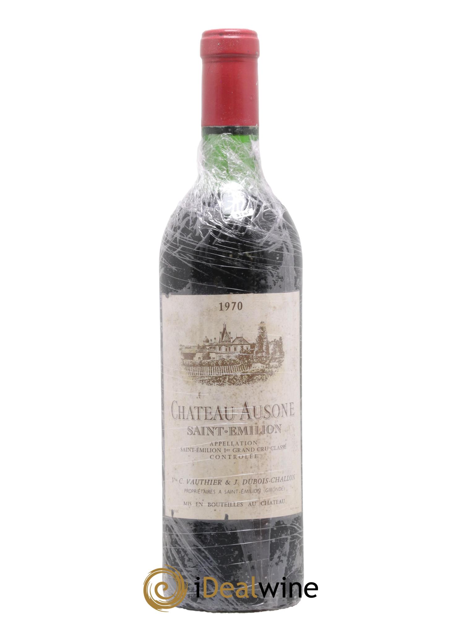 Château Ausone 1er Grand Cru Classé A 1970 - Lot de 1 bouteille - 0
