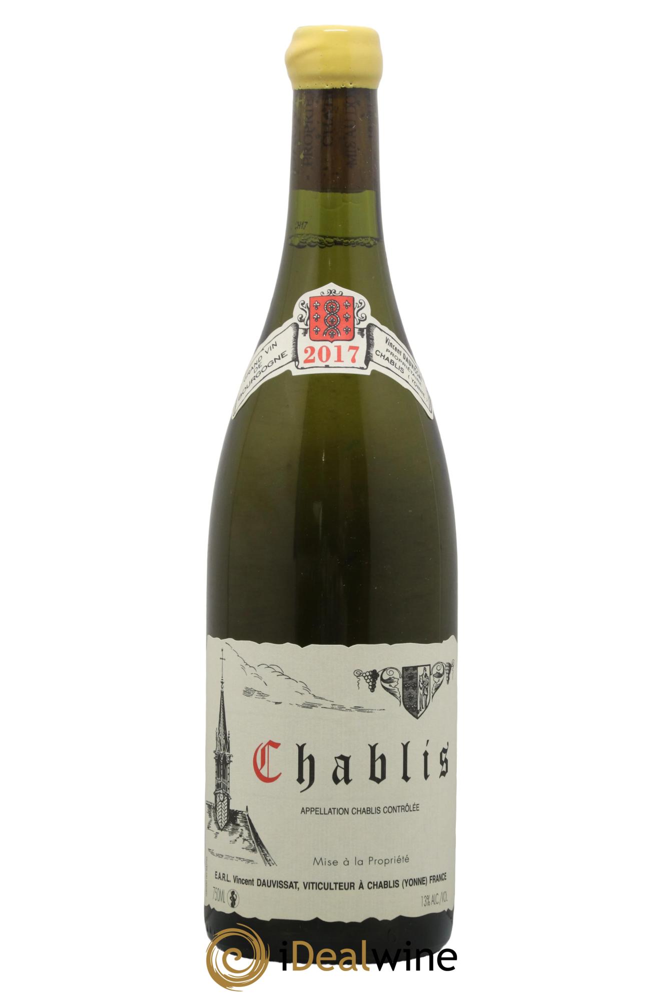 Chablis Vincent Dauvissat (Domaine) 2017 - Lot of 1 bottle - 0