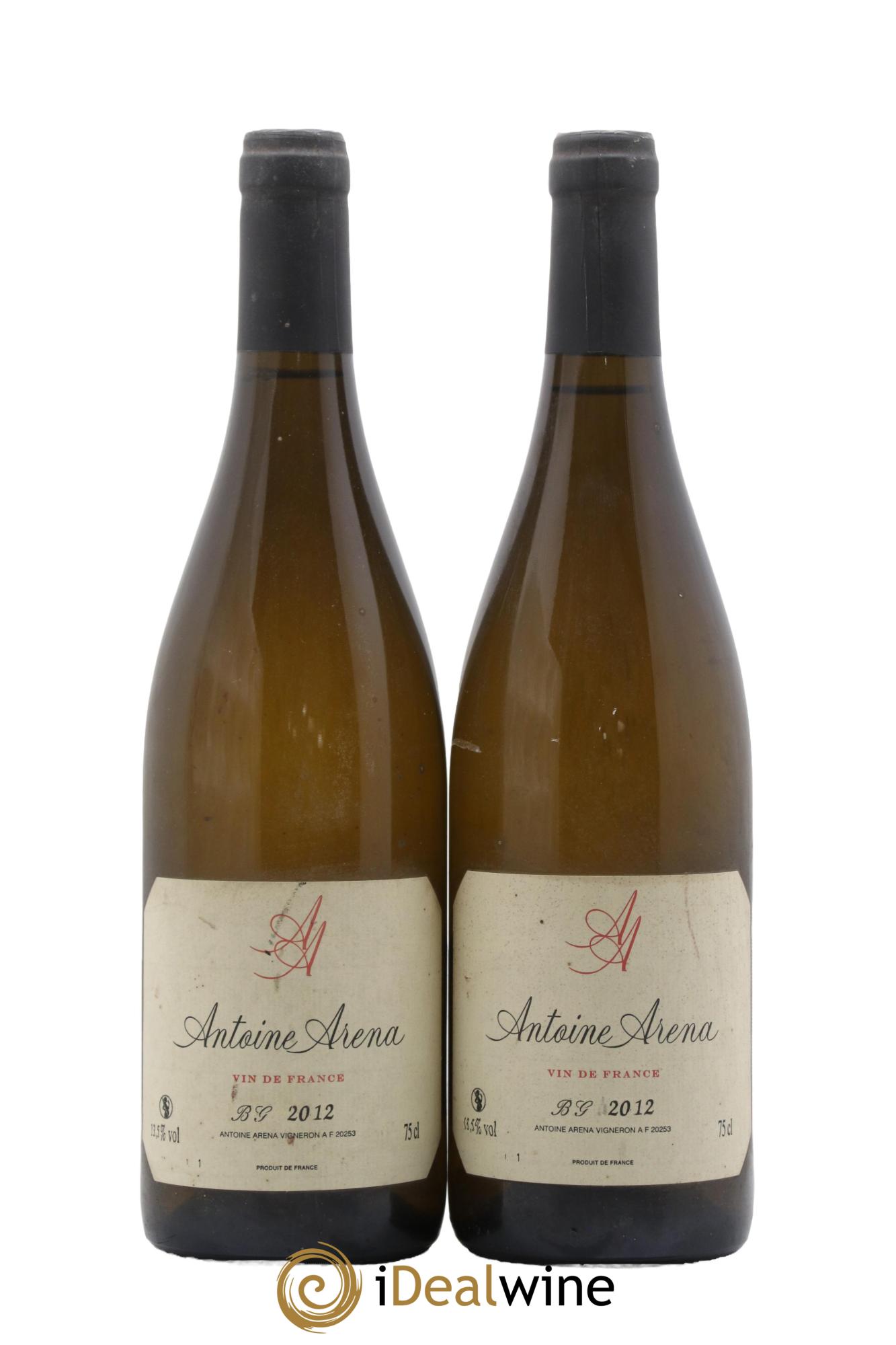 Vin de France Bianco Gentile Antoine Arena 2012 - Lot de 2 bouteilles - 0