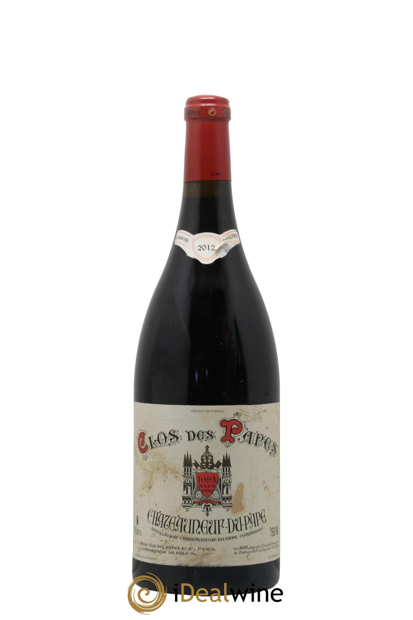 Châteauneuf-du-Pape Clos des Papes - Paul Avril 2012 - Lot de 1 magnum - 0